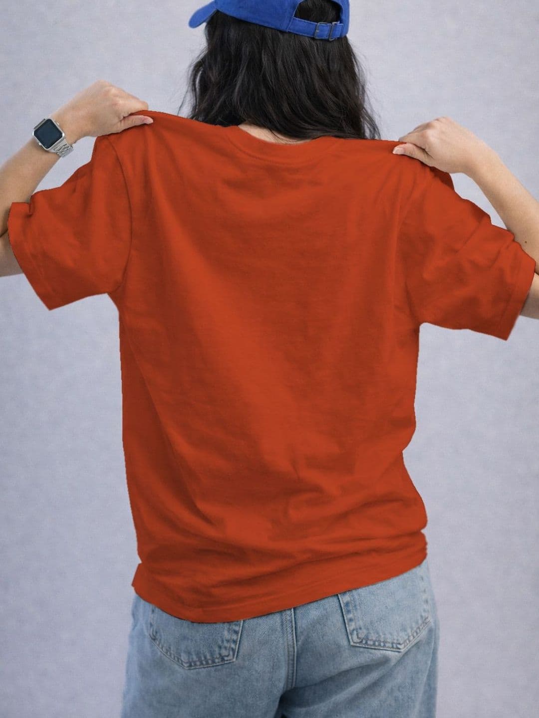 The Roadster Lifestyle Co Organic Cotton Round Neck Oversized Tshirt thumbnail 4