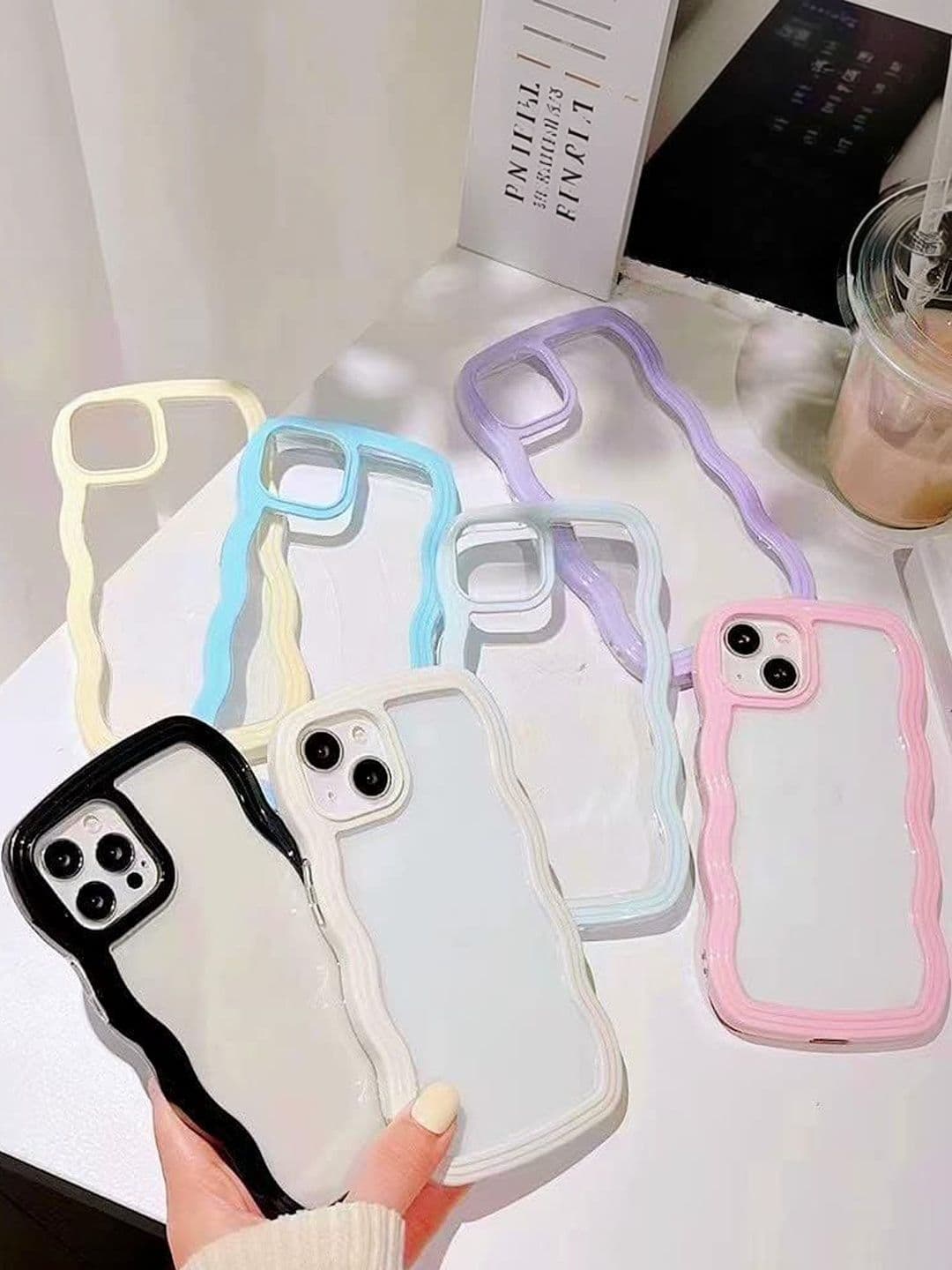 COVERLY Solid Printed iPhone 14 Back Case Mobile Accessories thumbnail 7