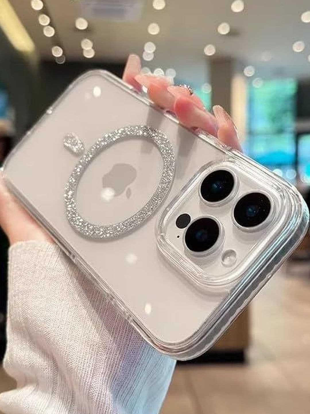 COVERLY Solid Printed iPhone 15 Pro Max Back Case Mobile Accessories thumbnail 6