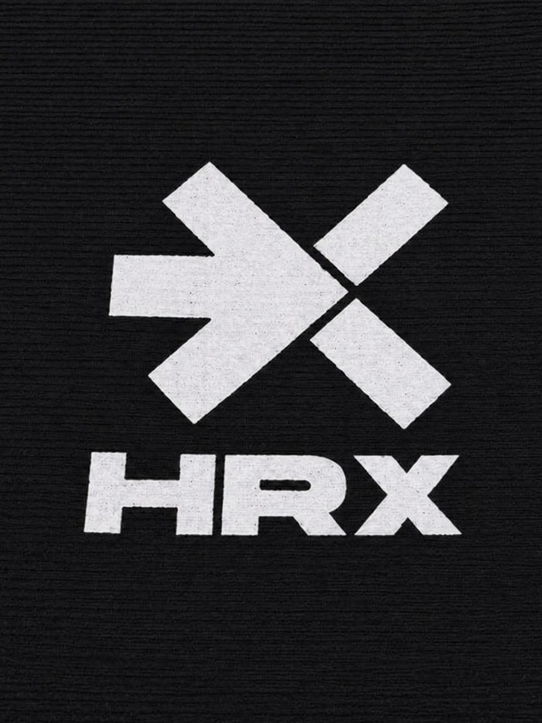 HRX by Hrithik Roshan Brand Logo Printed Round Neck T-shirt thumbnail 4