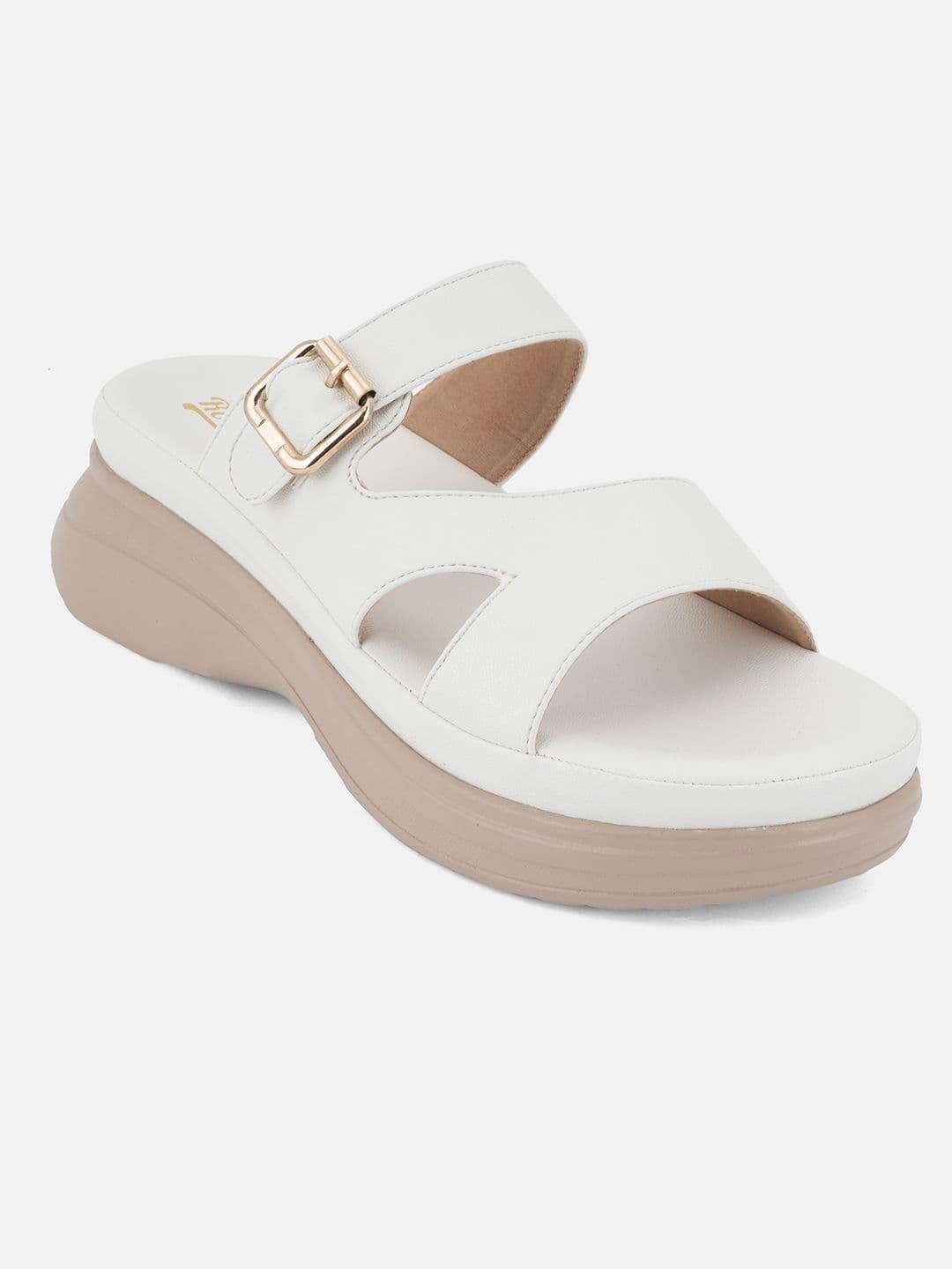 The Roadster Lifestyle Co Women Round Toe Wedge Sandals Heels thumbnail 4