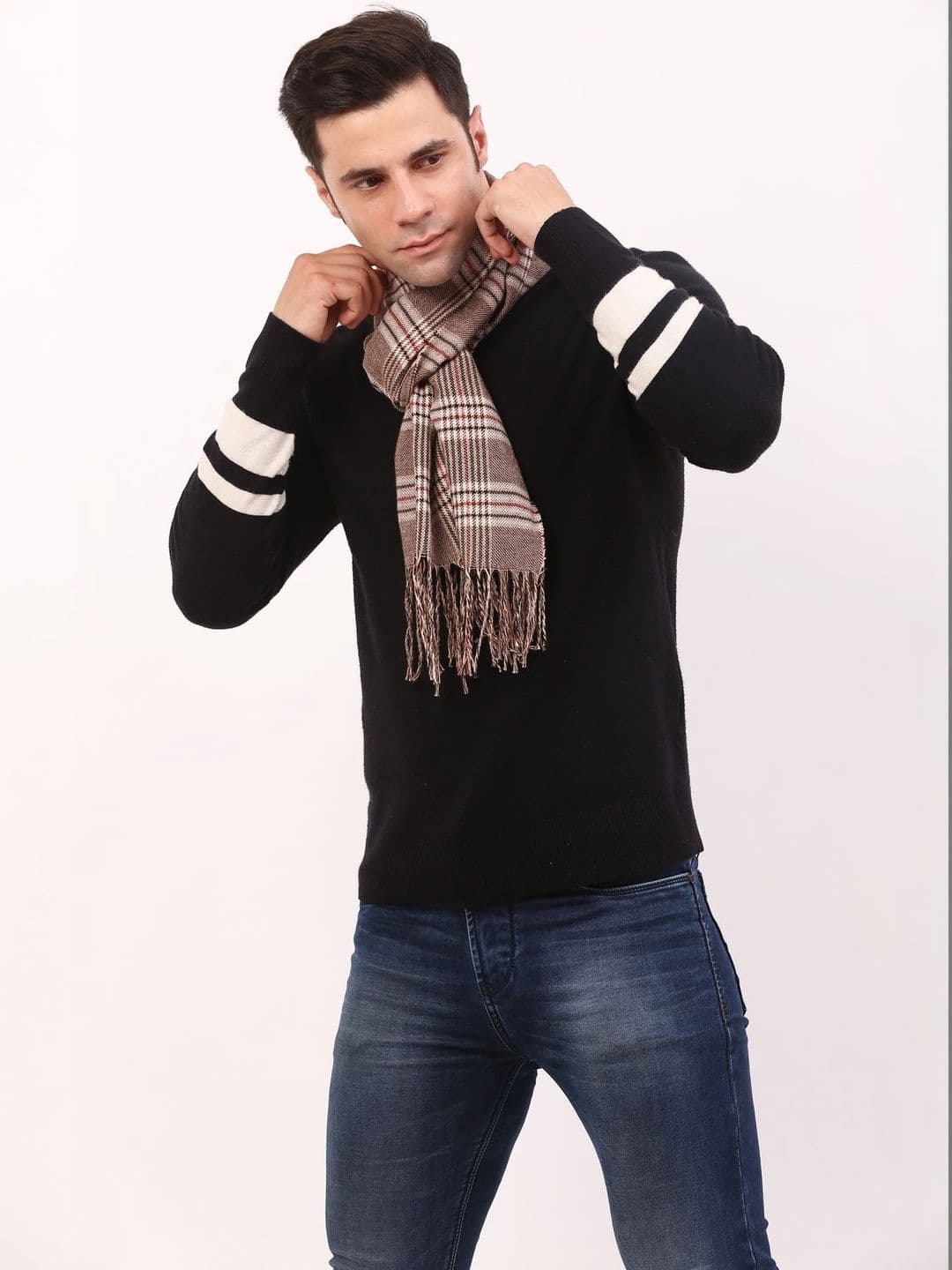 Cazzano Men Checked Scarf thumbnail 3