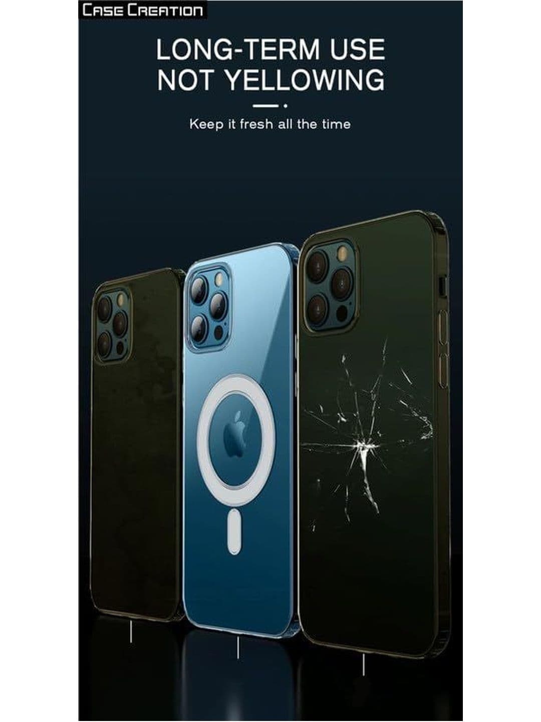 COVERLY Solid Printed iPhone 14 Back Case Mobile Accessories thumbnail 2