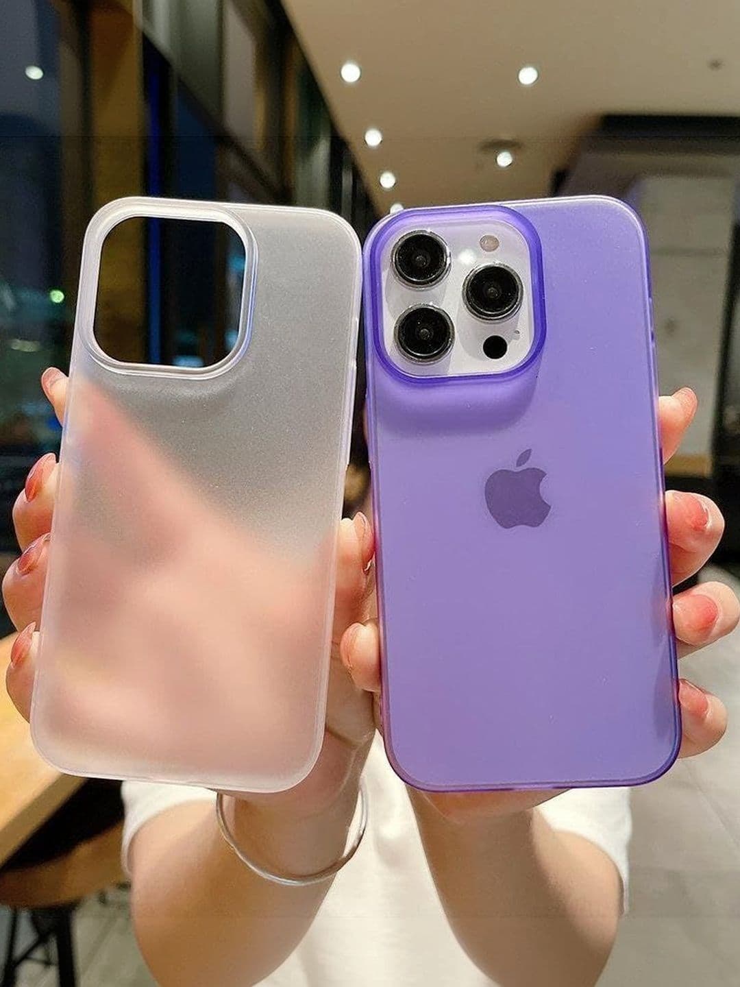 COVERLY Solid Printed iPhone 13 Pro Back Case Mobile Accessories thumbnail 3
