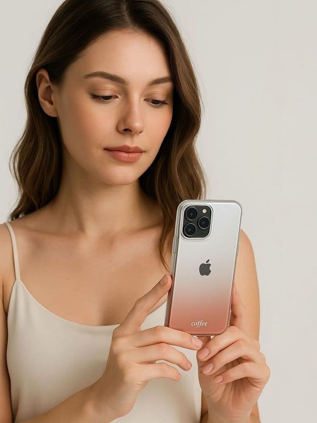 COVERLY Solid Printed iPhone 11 Back Case Mobile Accessories thumbnail 4