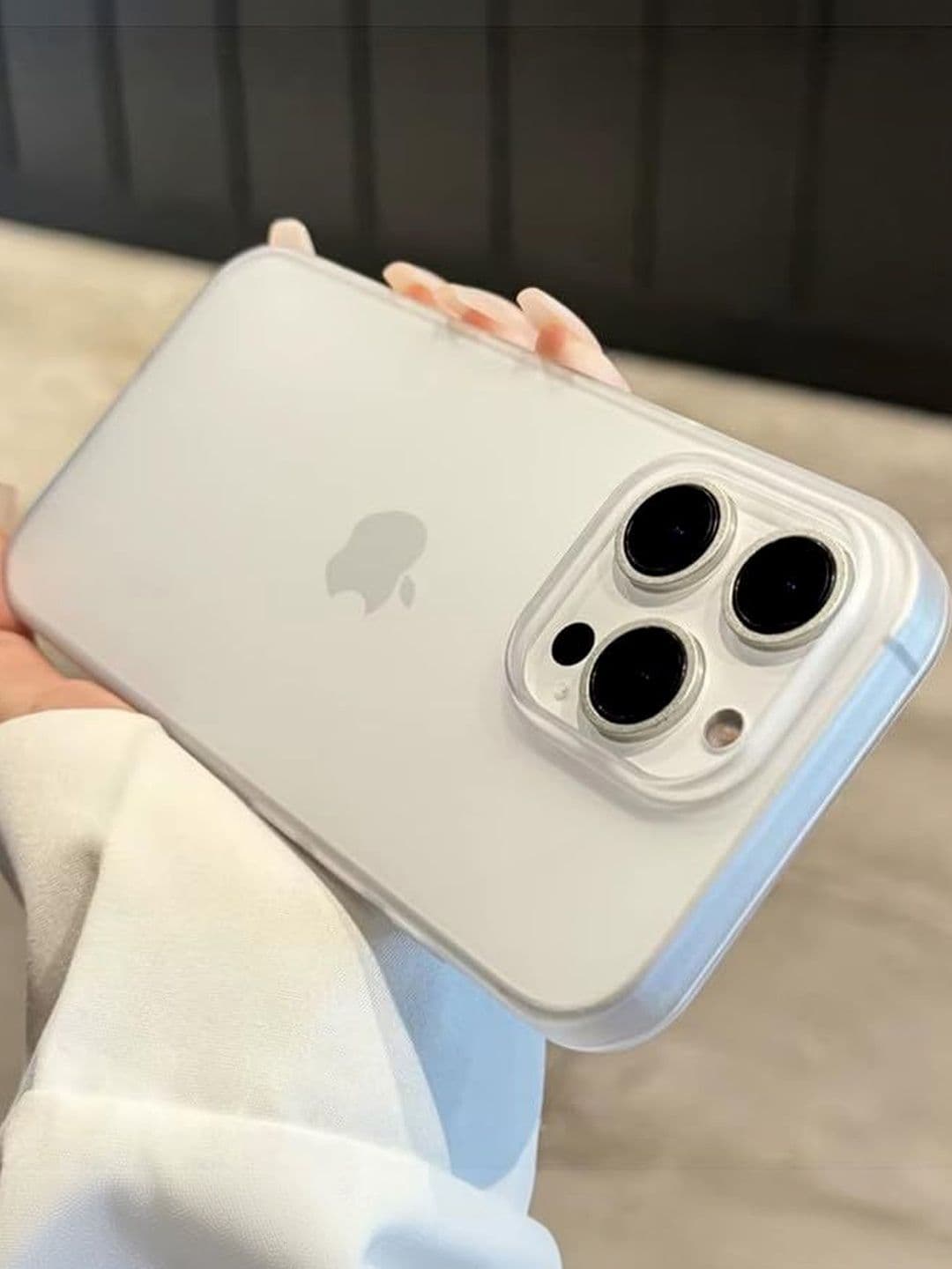 COVERLY Solid Printed iPhone 15 Pro Max Back Case Mobile Accessories thumbnail 2