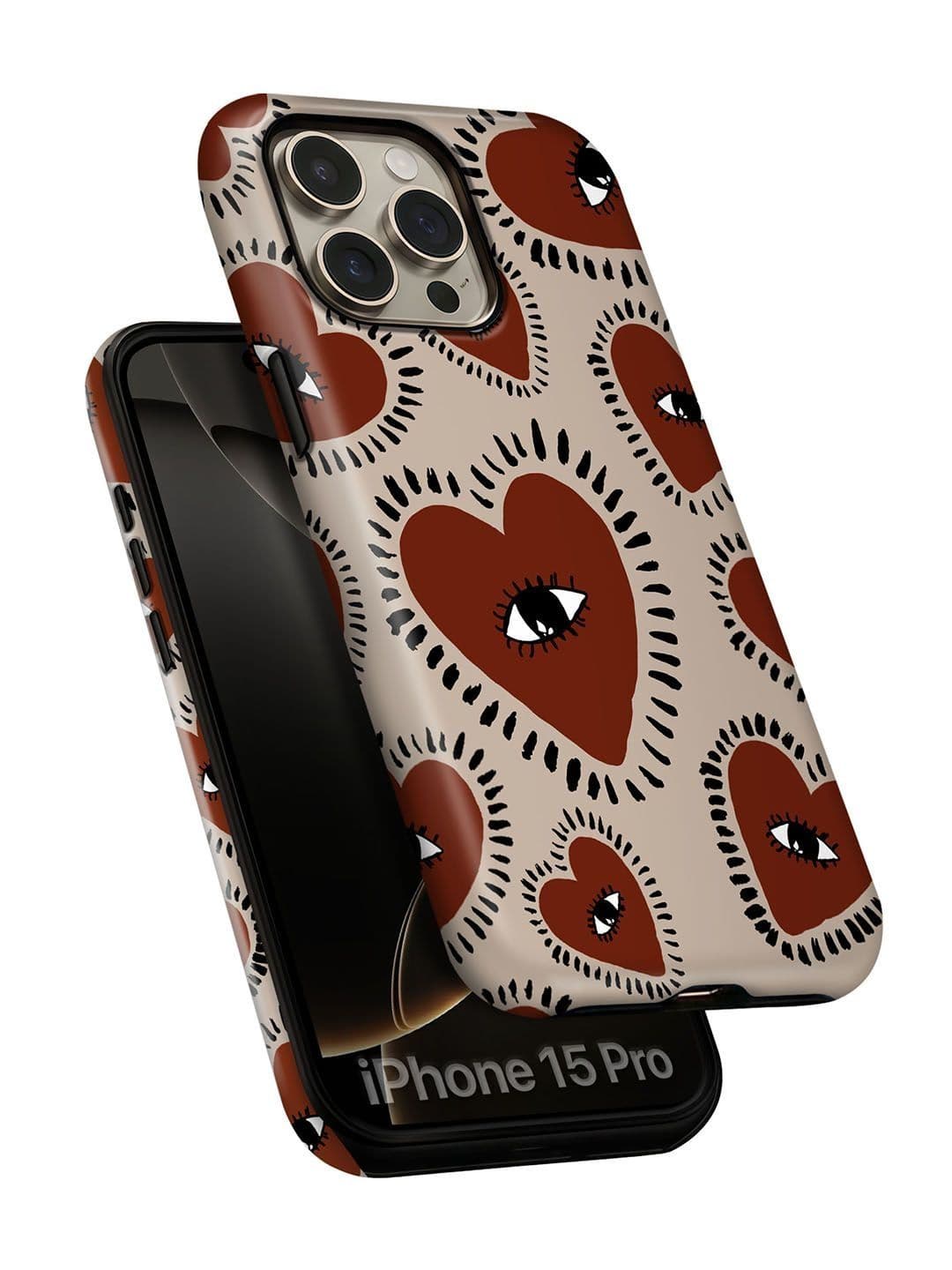 QRIOH Conversational Printed iPhone 15 Pro Back Case Mobile Accessories - view 1