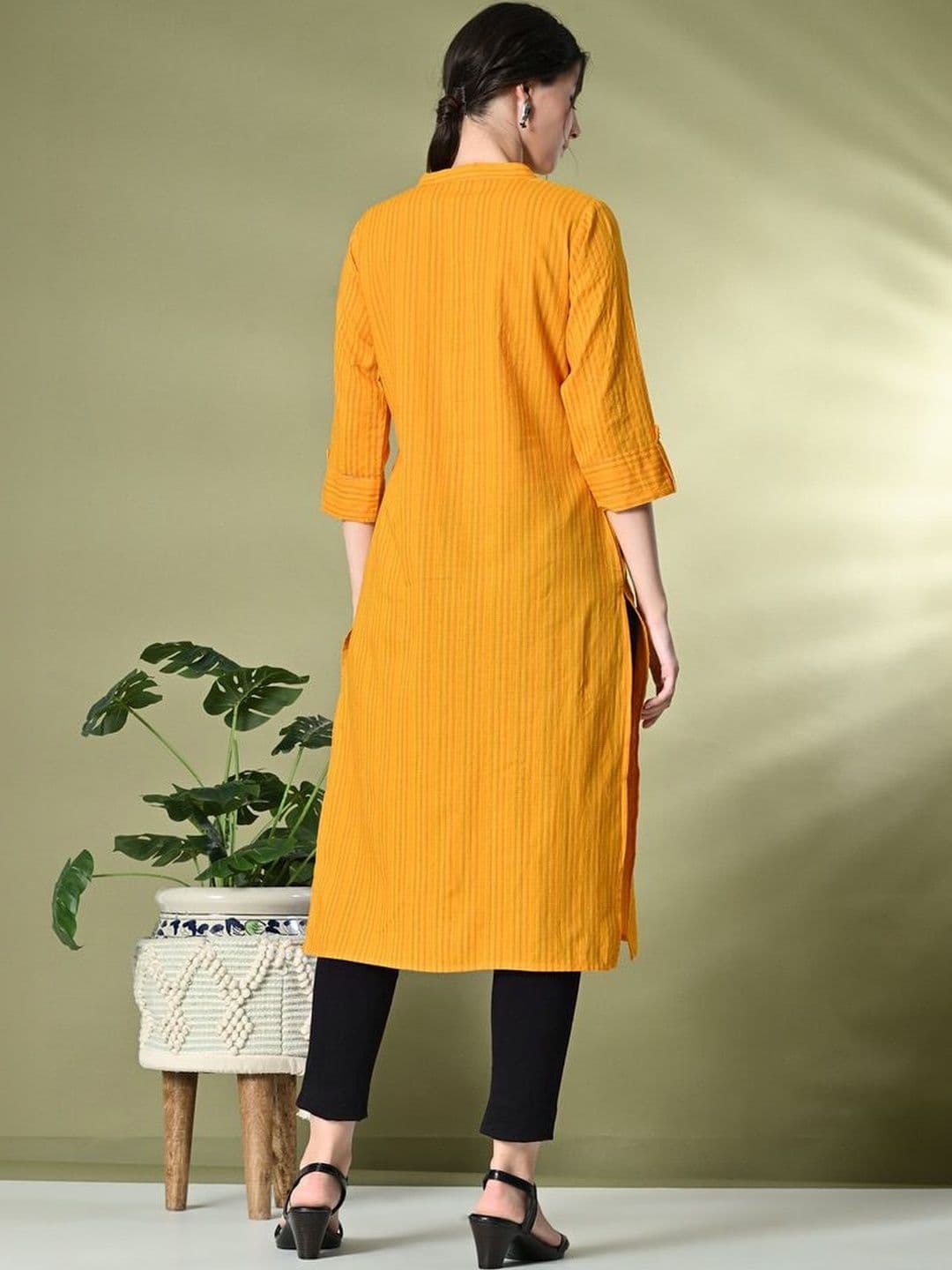 Anouk X fwd Women Striped Kurta thumbnail 5