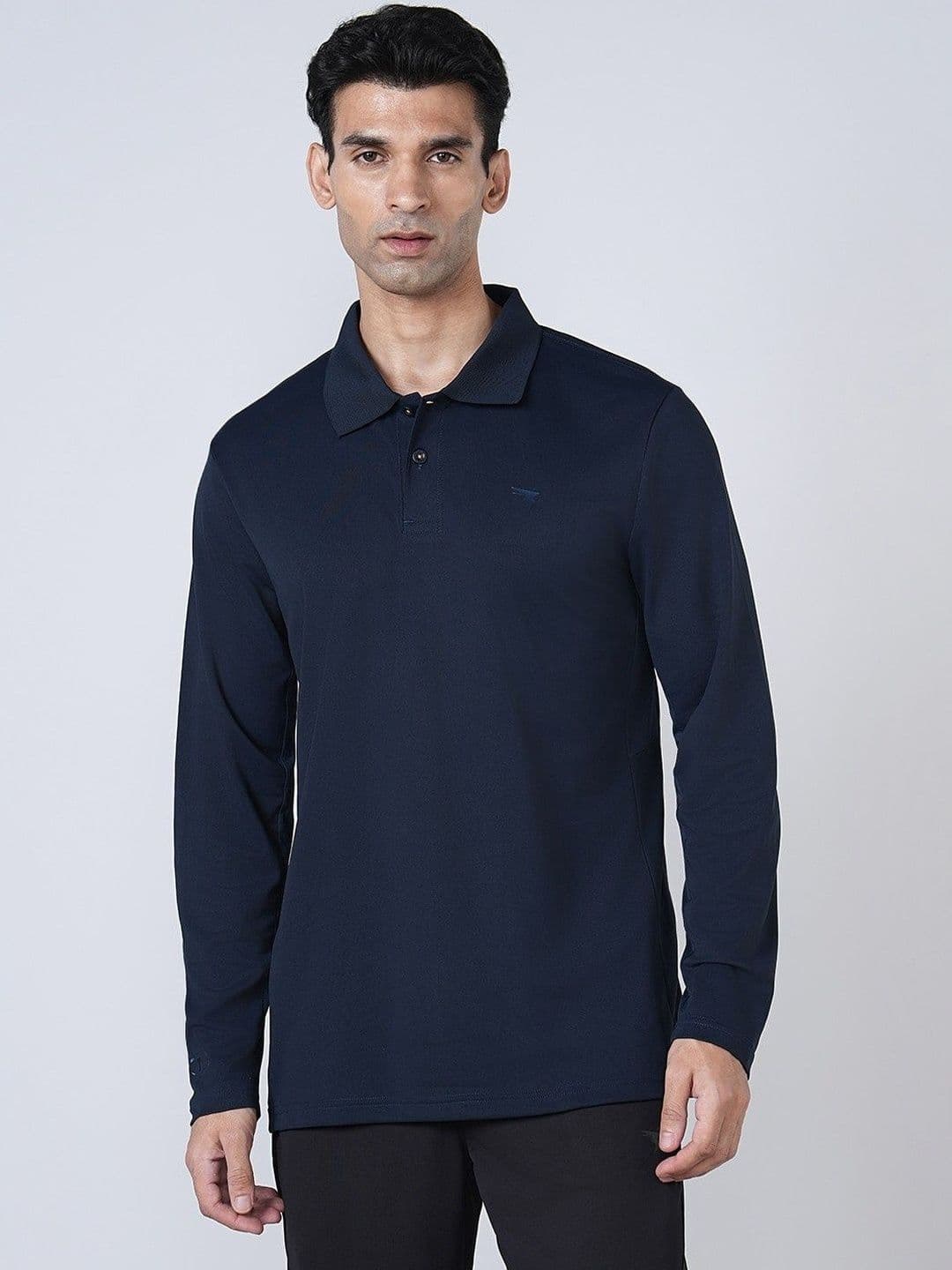 Technosport Men Polo Collar Slim Fit T-shirt - view 1