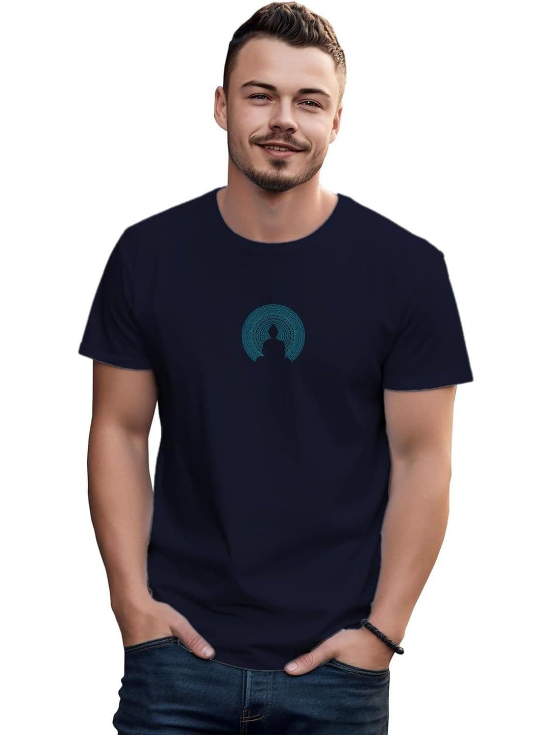 Sanaatani Men Graphic Printed Cotton T-shirt - view 1