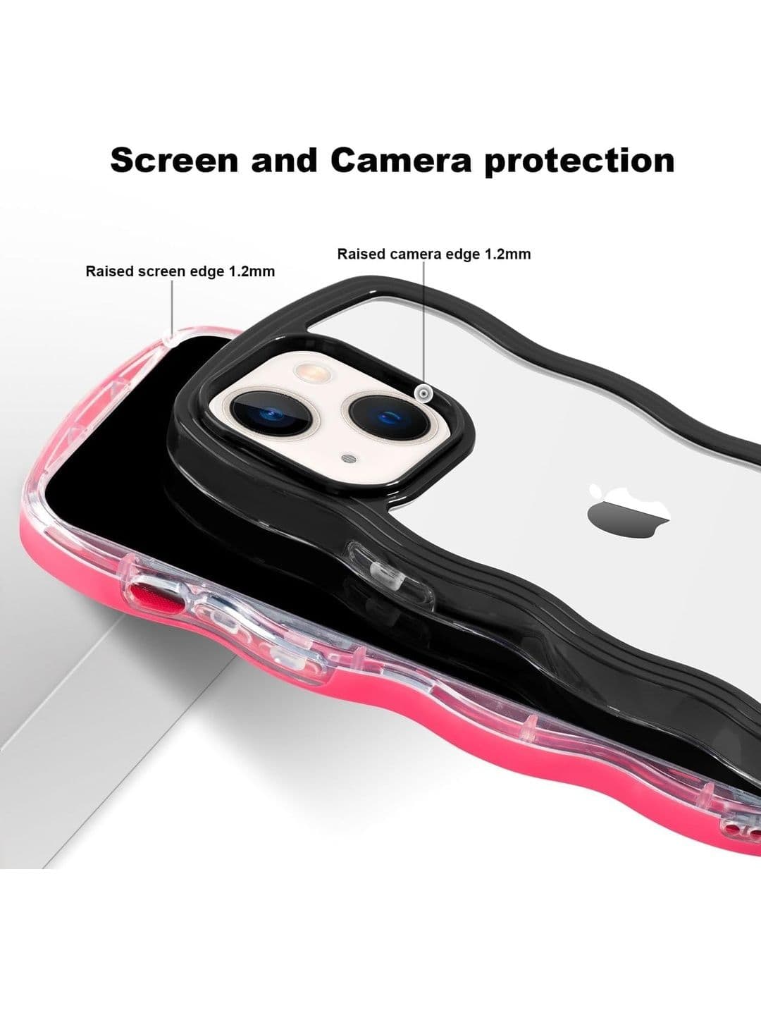 COVERLY Solid Printed iPhone 14 Back Case Mobile Accessories thumbnail 3