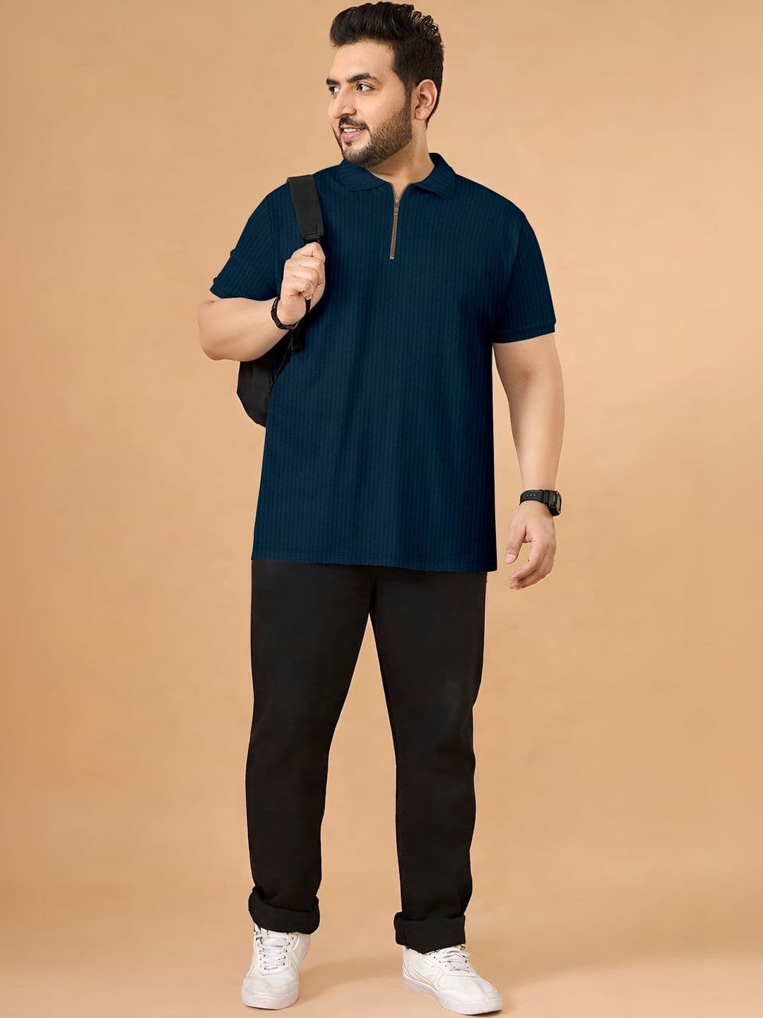 Moda Rapido Men Polo Collar T-shirt thumbnail 2