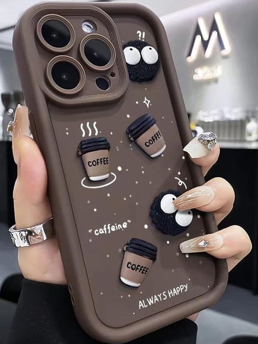 COVERLY Quirky Printed iPhone 15 Pro Back Case Mobile Accessories thumbnail 4