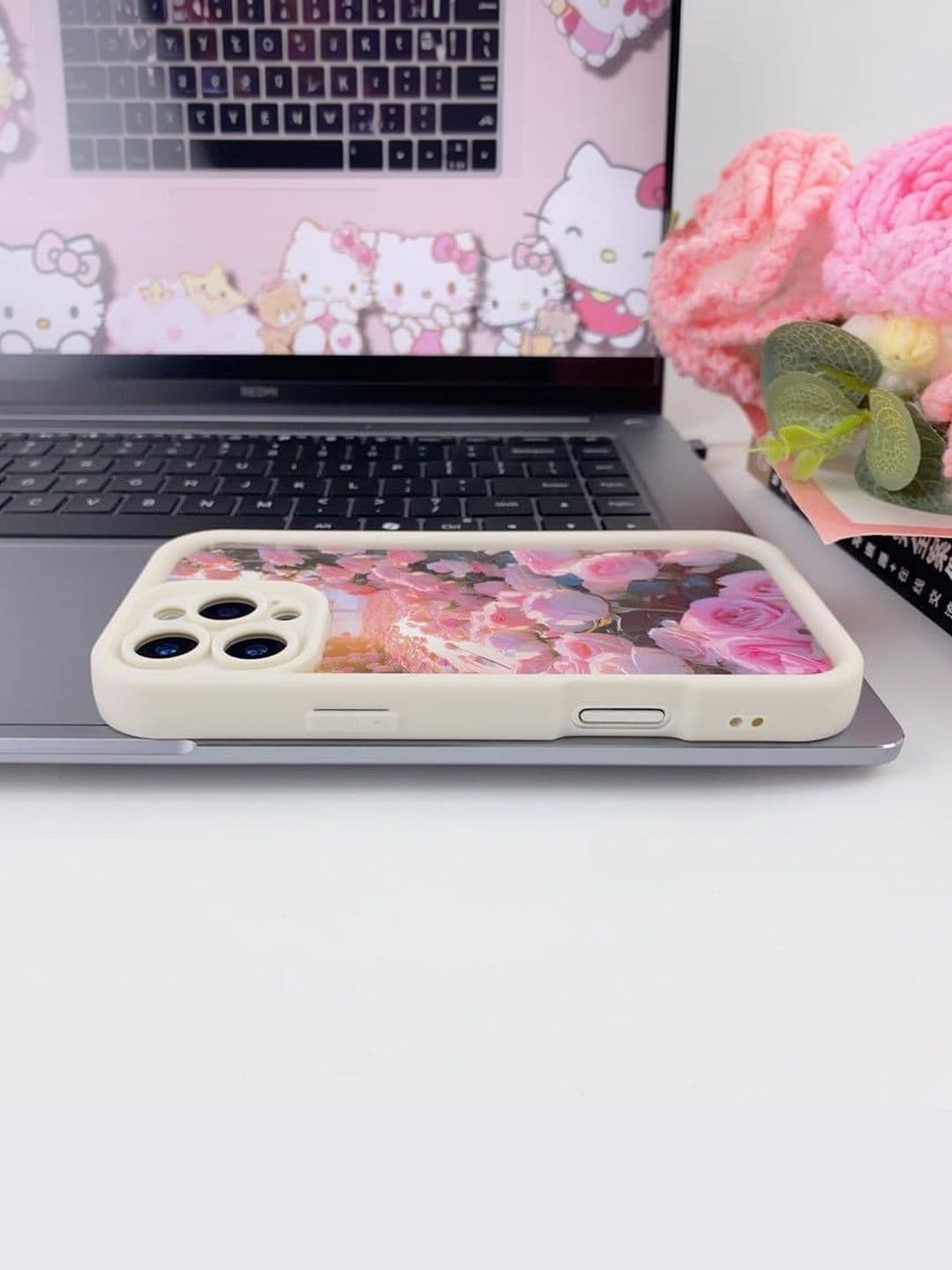COVERLY Floral Printed iPhone 13 Pro Max Back Case Mobile Accessories thumbnail 3