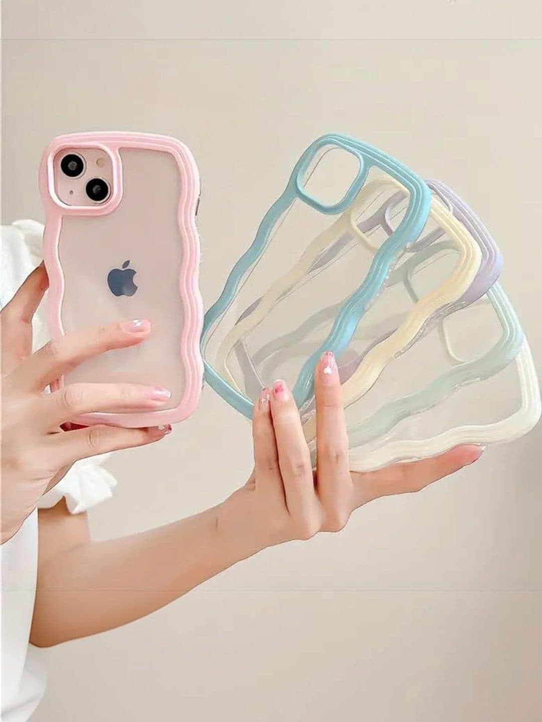 COVERLY Solid Printed iPhone 13 Back Case Mobile Accessories thumbnail 7