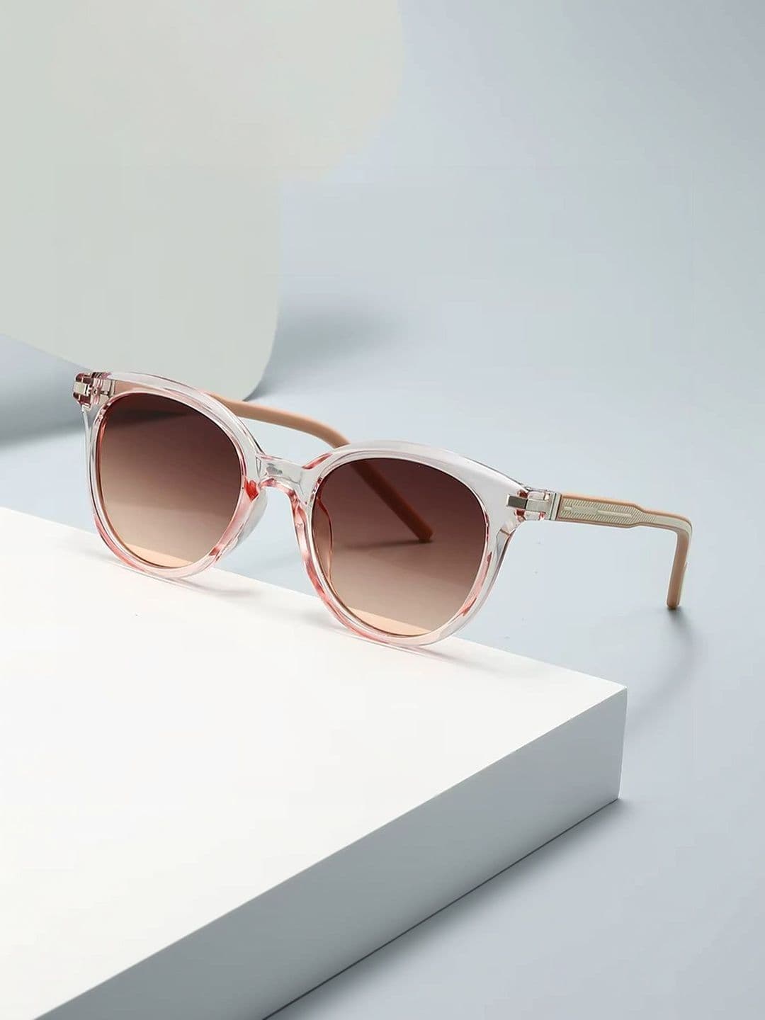 HAYDEN haiza Women Brown Lens & Brown Oversized Sunglasses thumbnail 5