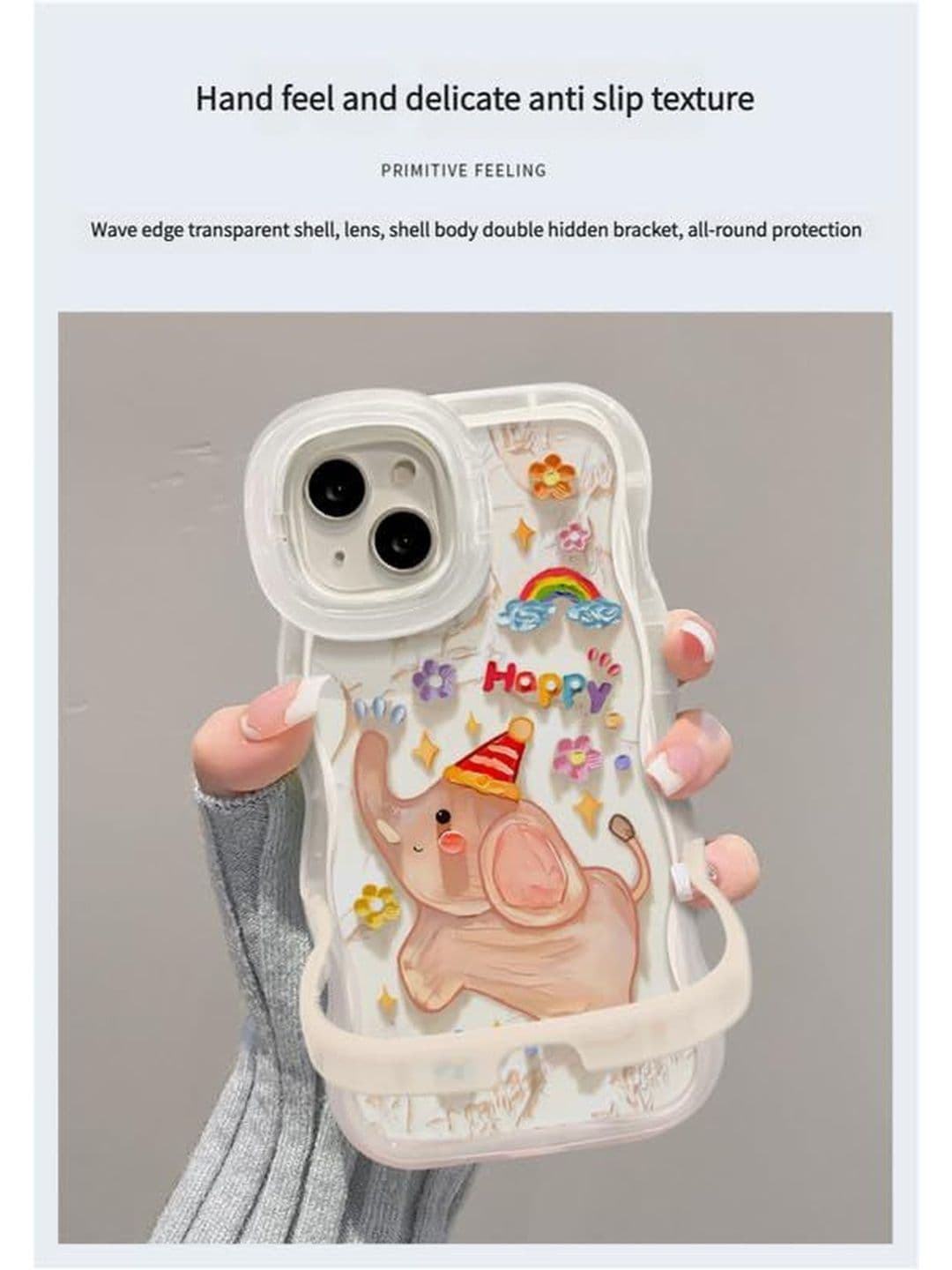 COVERLY Cartoon Characters Printed iPhone 13 Back Case Mobile Accessories thumbnail 3