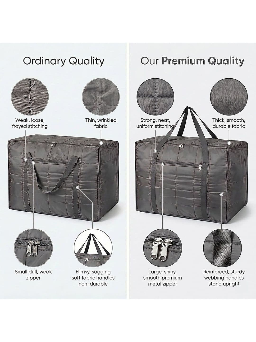 Billiondesigner Grey Set of 1 Water Resistant Multi-Utility Organisers thumbnail 7