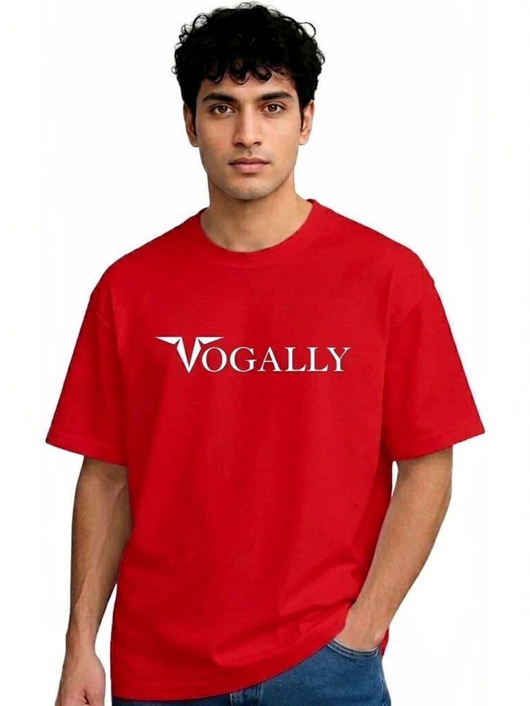 Vogally Men Typography Printed T-shirt thumbnail 2