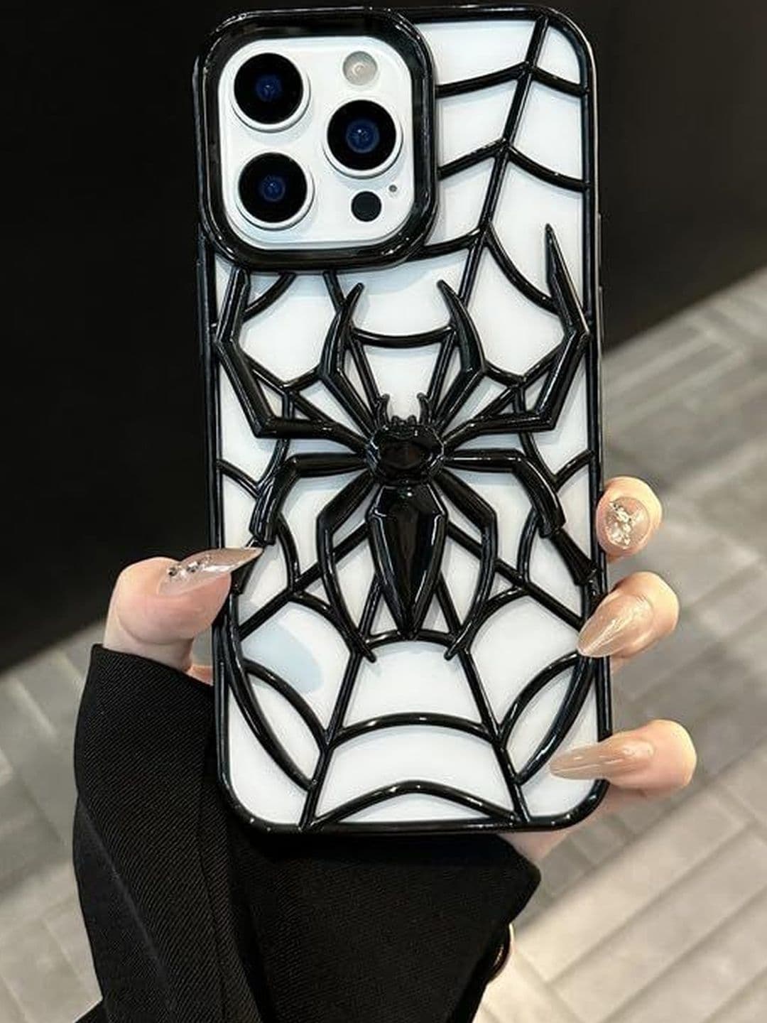 COVERLY Geometric Printed iPhone 13 Pro Max Back Case Mobile Accessories thumbnail 2