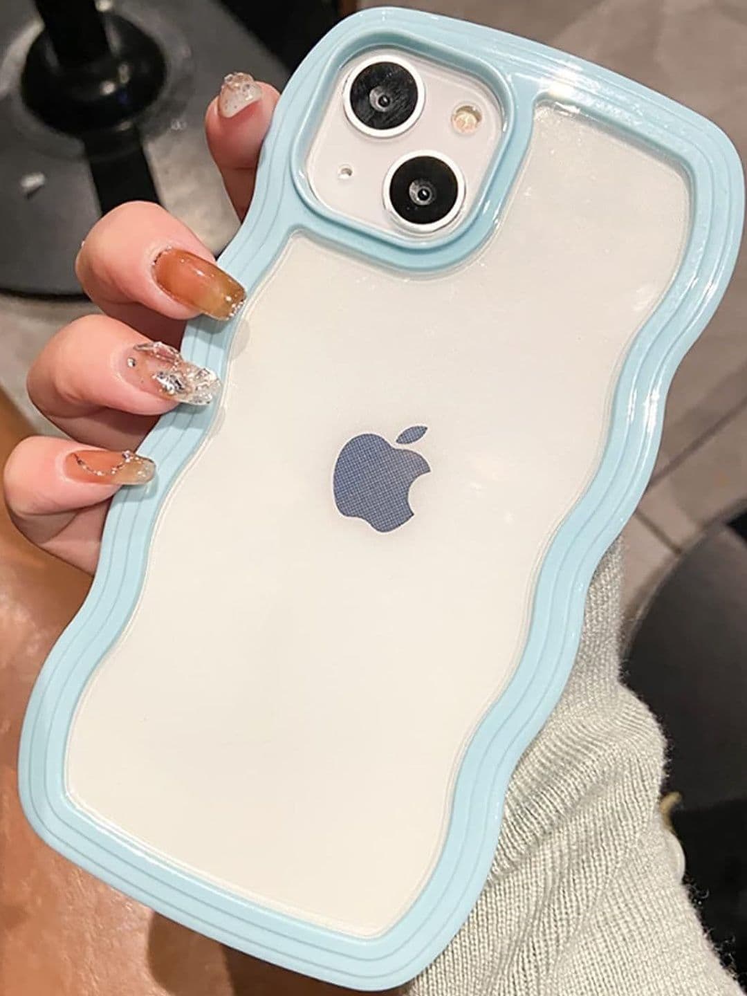 COVERLY Solid Printed iPhone 14 Back Case Mobile Accessories thumbnail 4