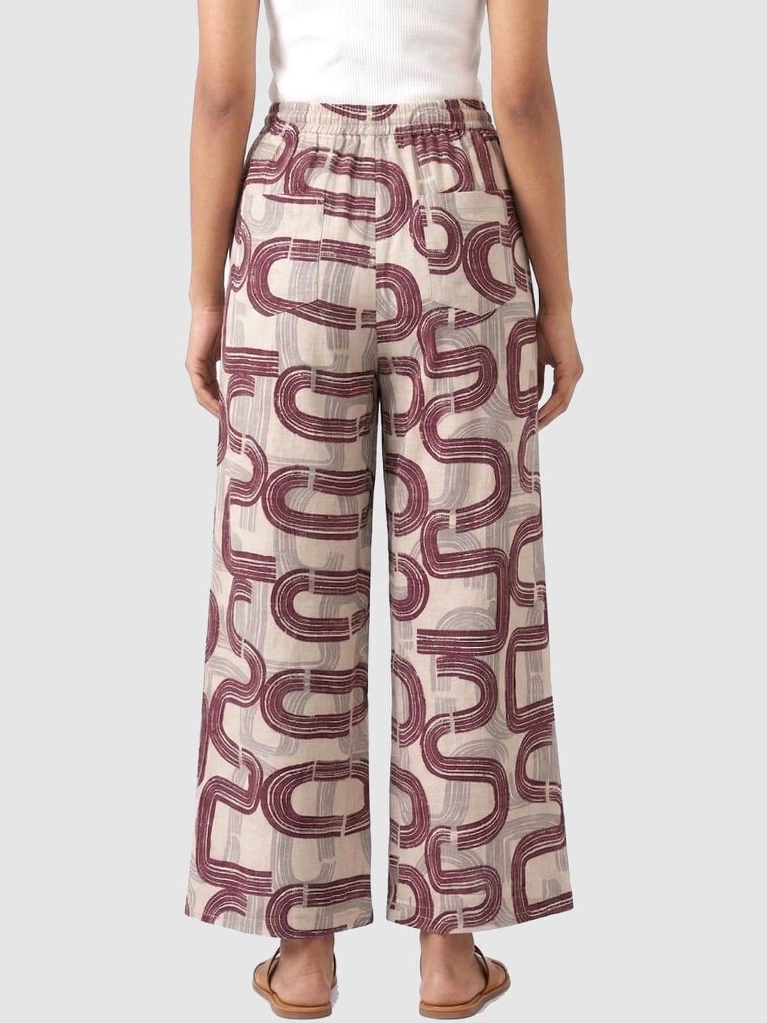 Global Republic Women Abstract Printed Trousers thumbnail 6