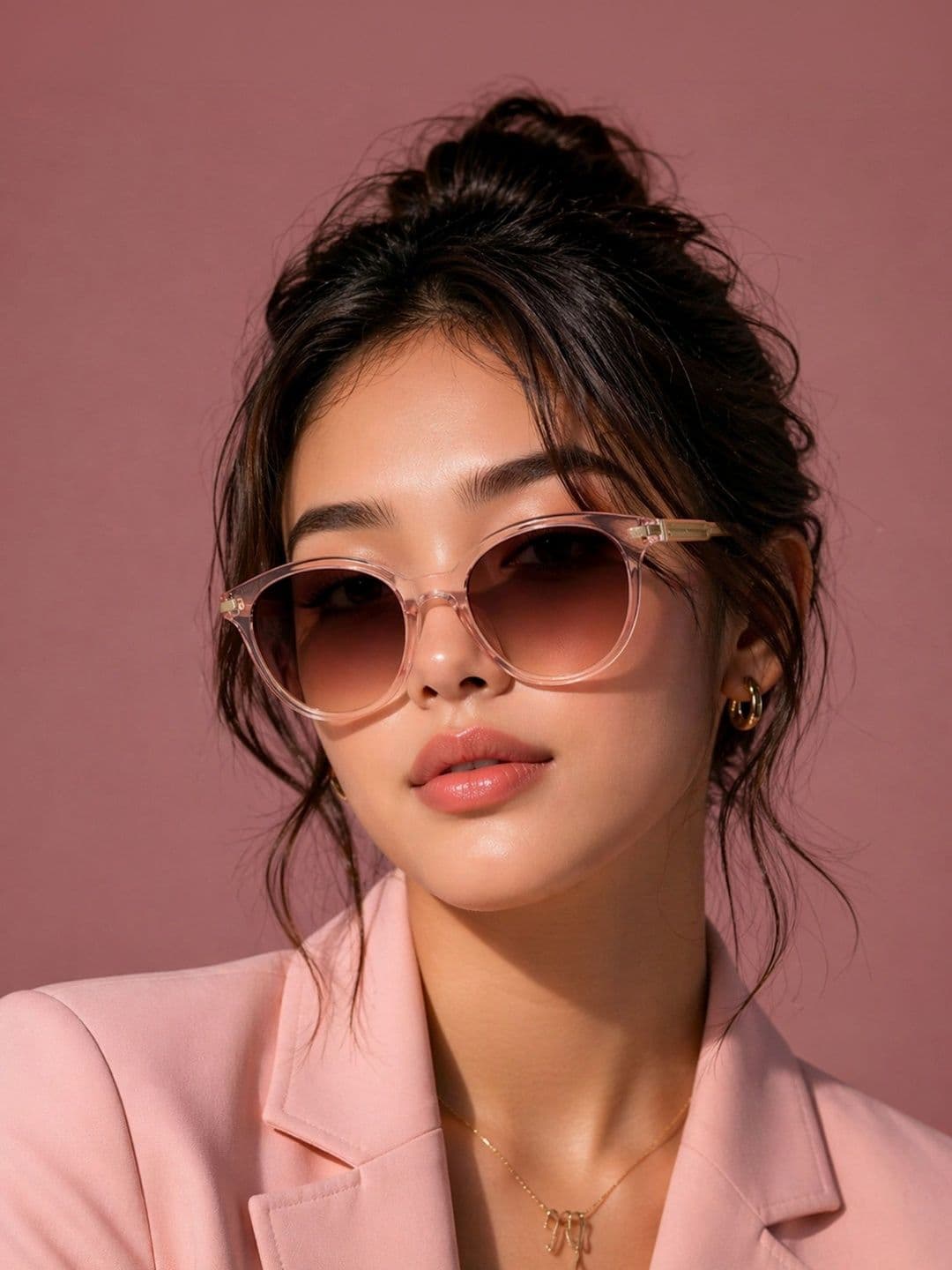 HAYDEN haiza Women Brown Lens & Brown Oversized Sunglasses - view 1