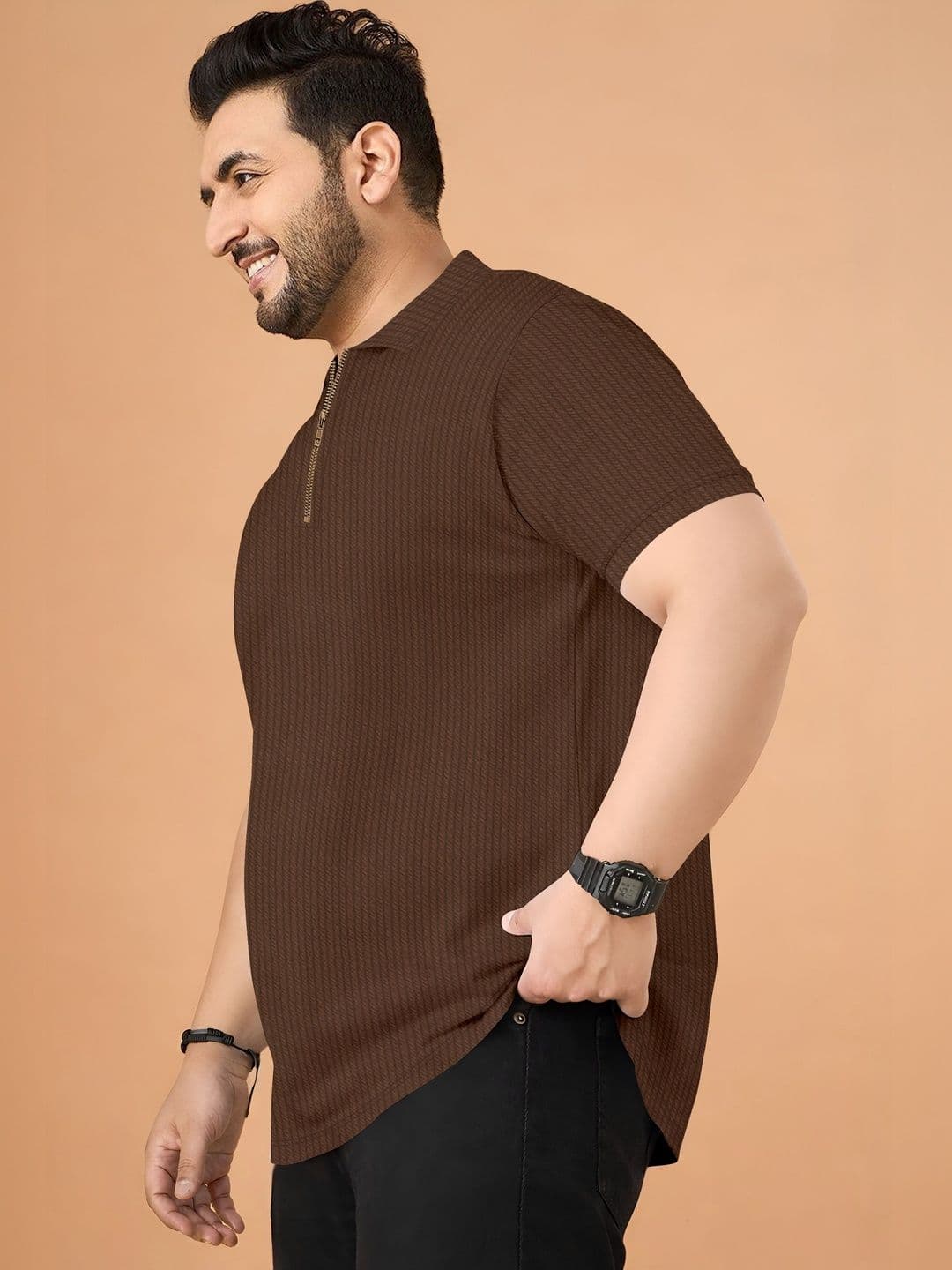 Moda Rapido Men Polo Collar T-shirt thumbnail 2