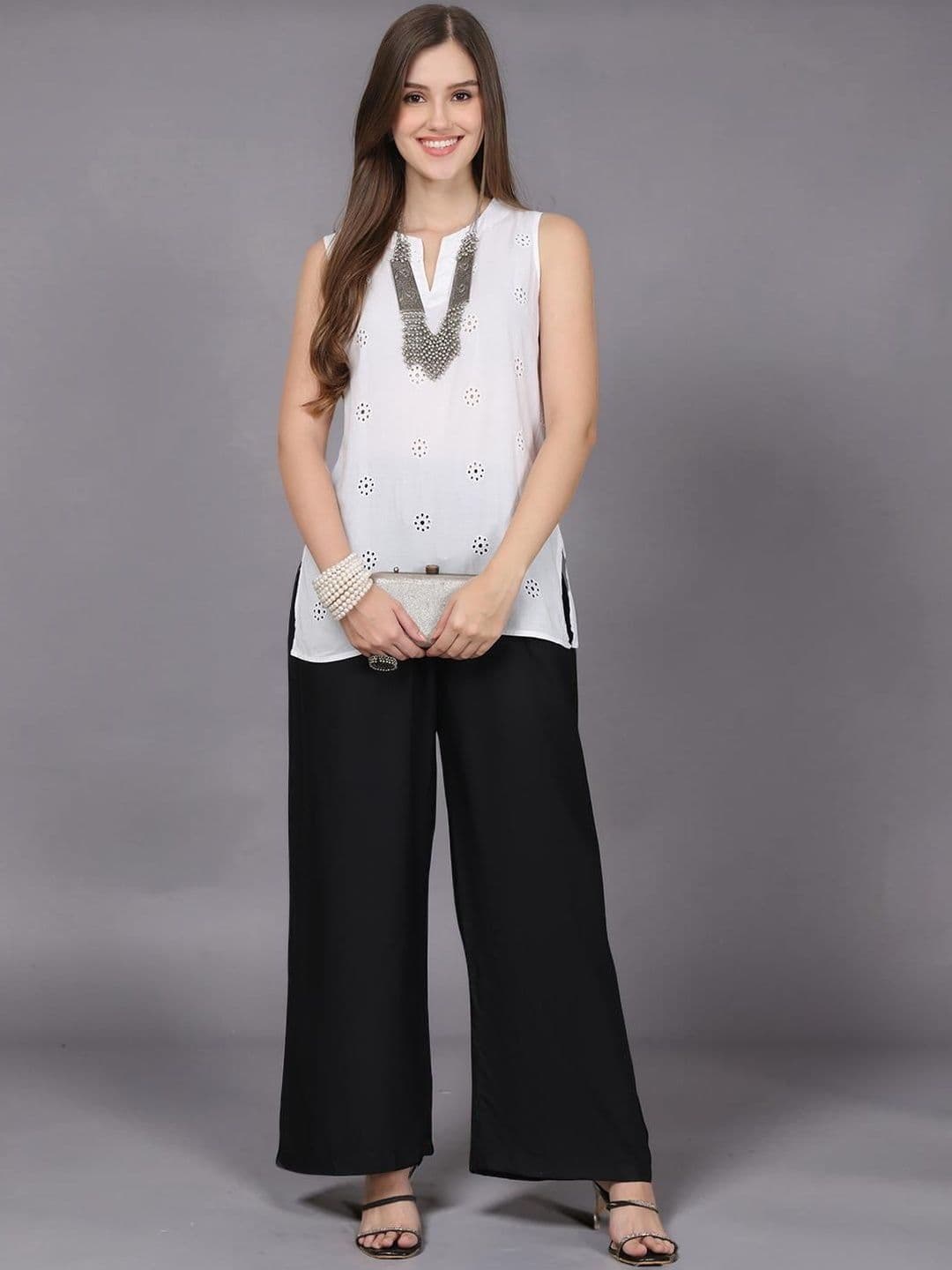 KALINI Women Ethnic Palazzos thumbnail 4