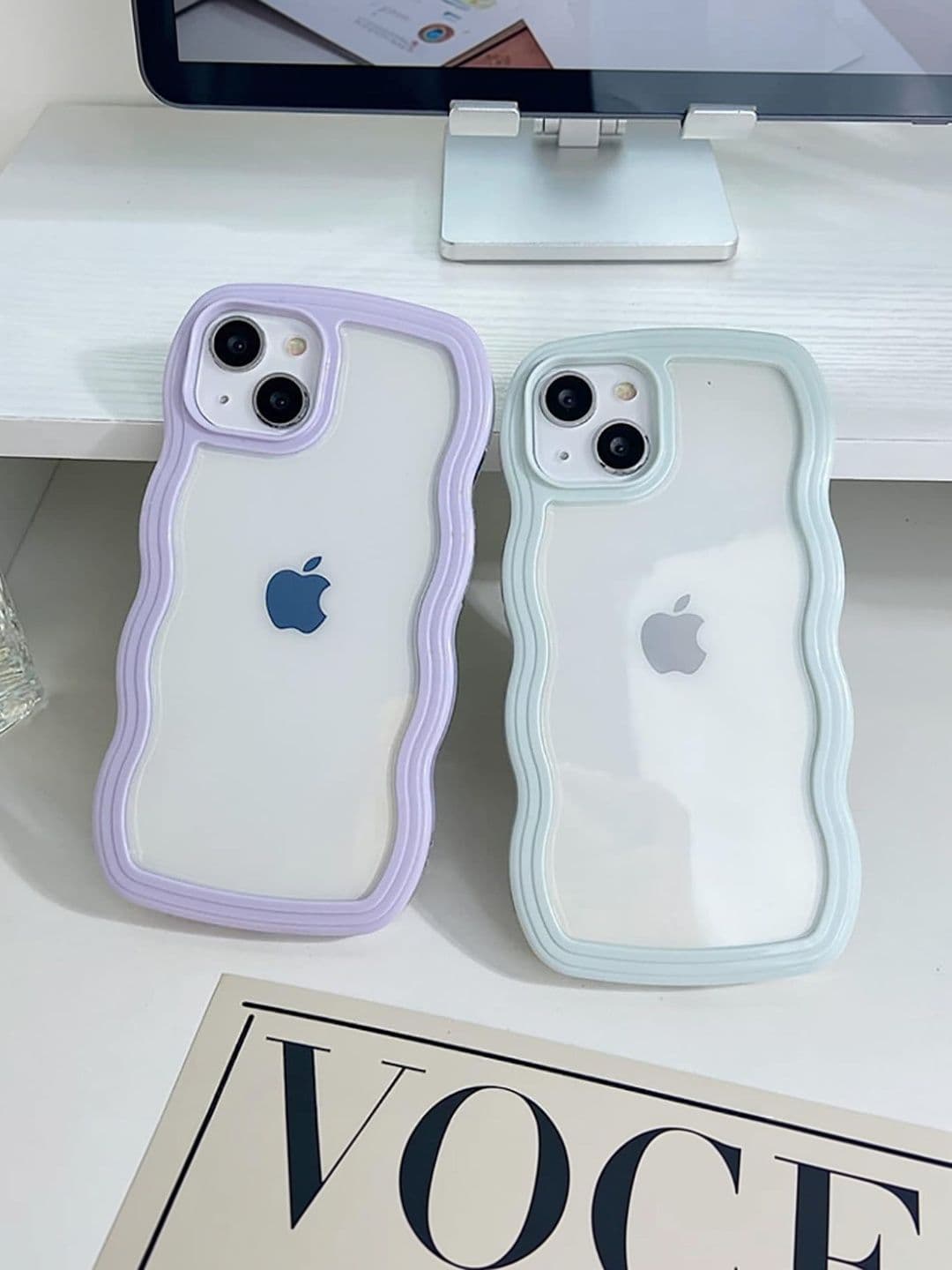 COVERLY Solid Printed iPhone 14 Back Case Mobile Accessories thumbnail 2