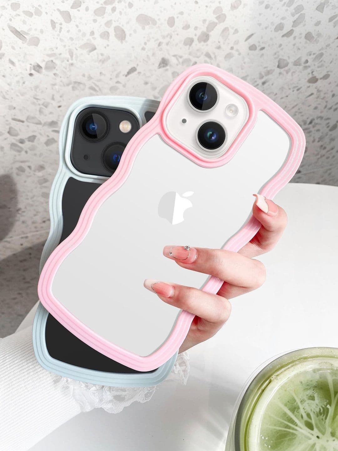 COVERLY Solid Printed iPhone 14 Back Case Mobile Accessories thumbnail 5