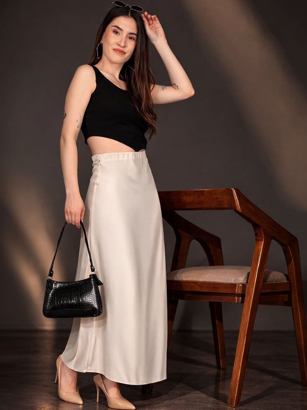 Aadvi Fashion Women Maxi A-Line Skirt thumbnail 2