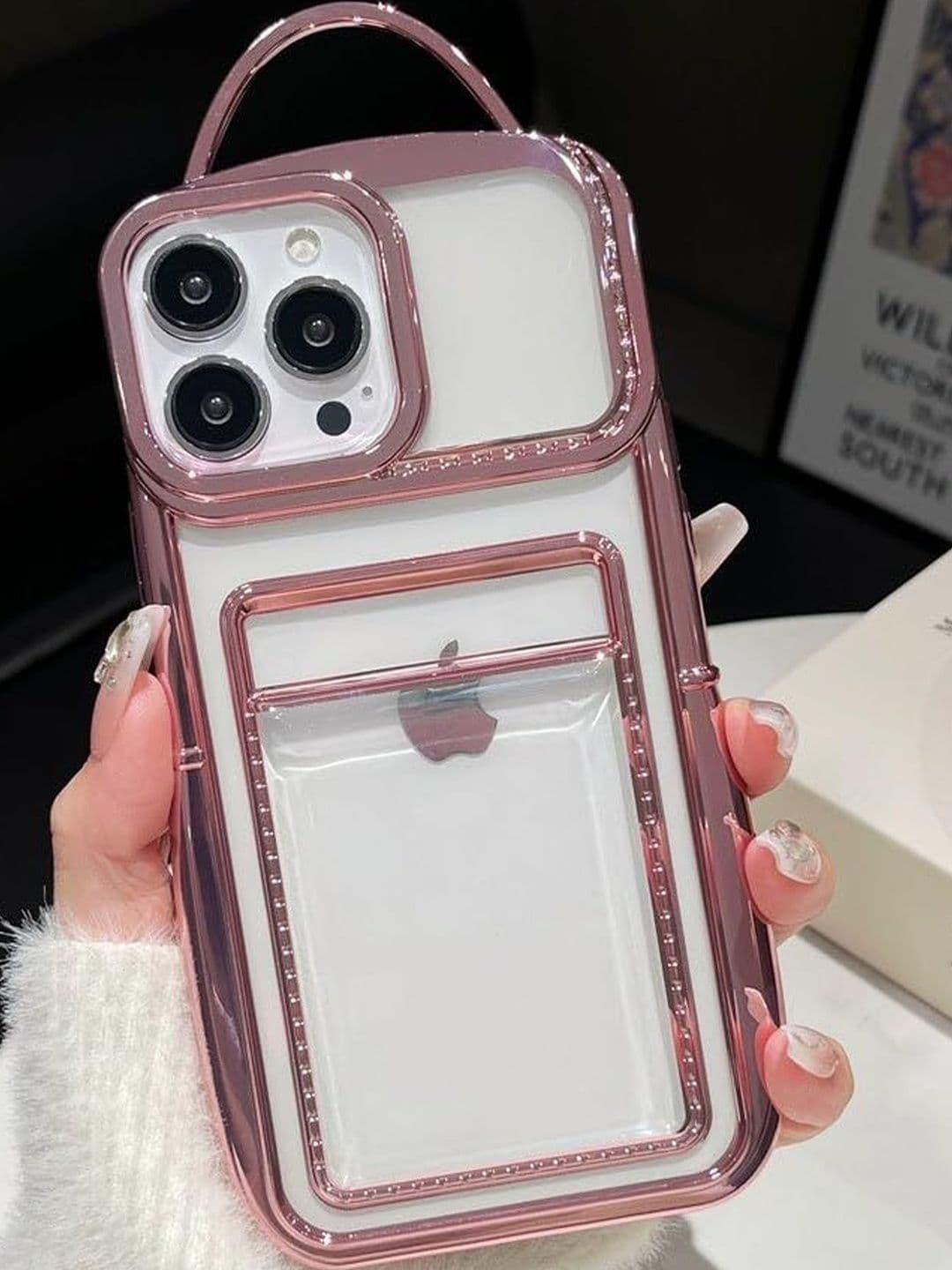 COVERLY Floral Printed iPhone 15 Pro Max Back Case Mobile Accessories thumbnail 7