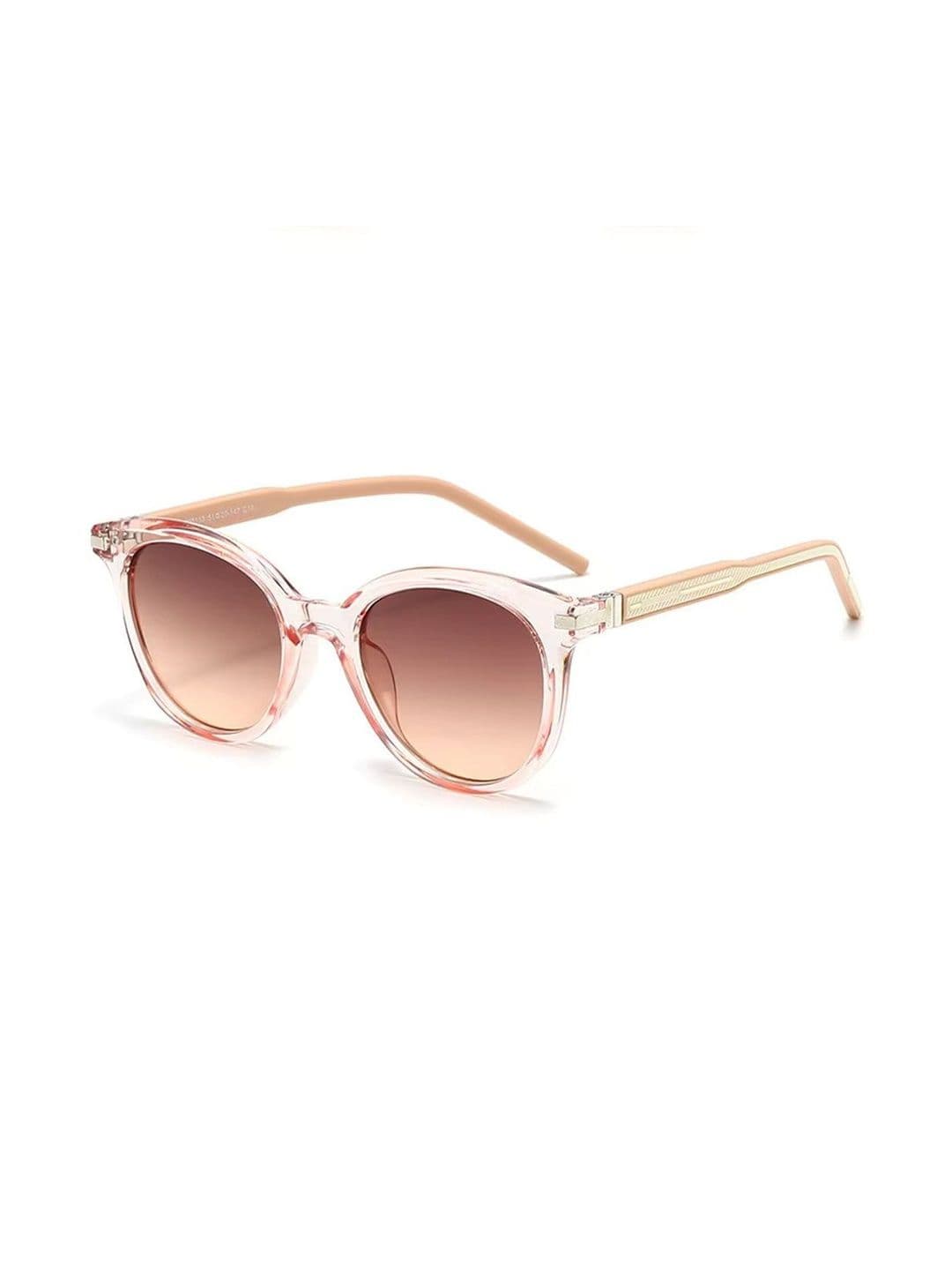 HAYDEN haiza Women Brown Lens & Brown Oversized Sunglasses thumbnail 4