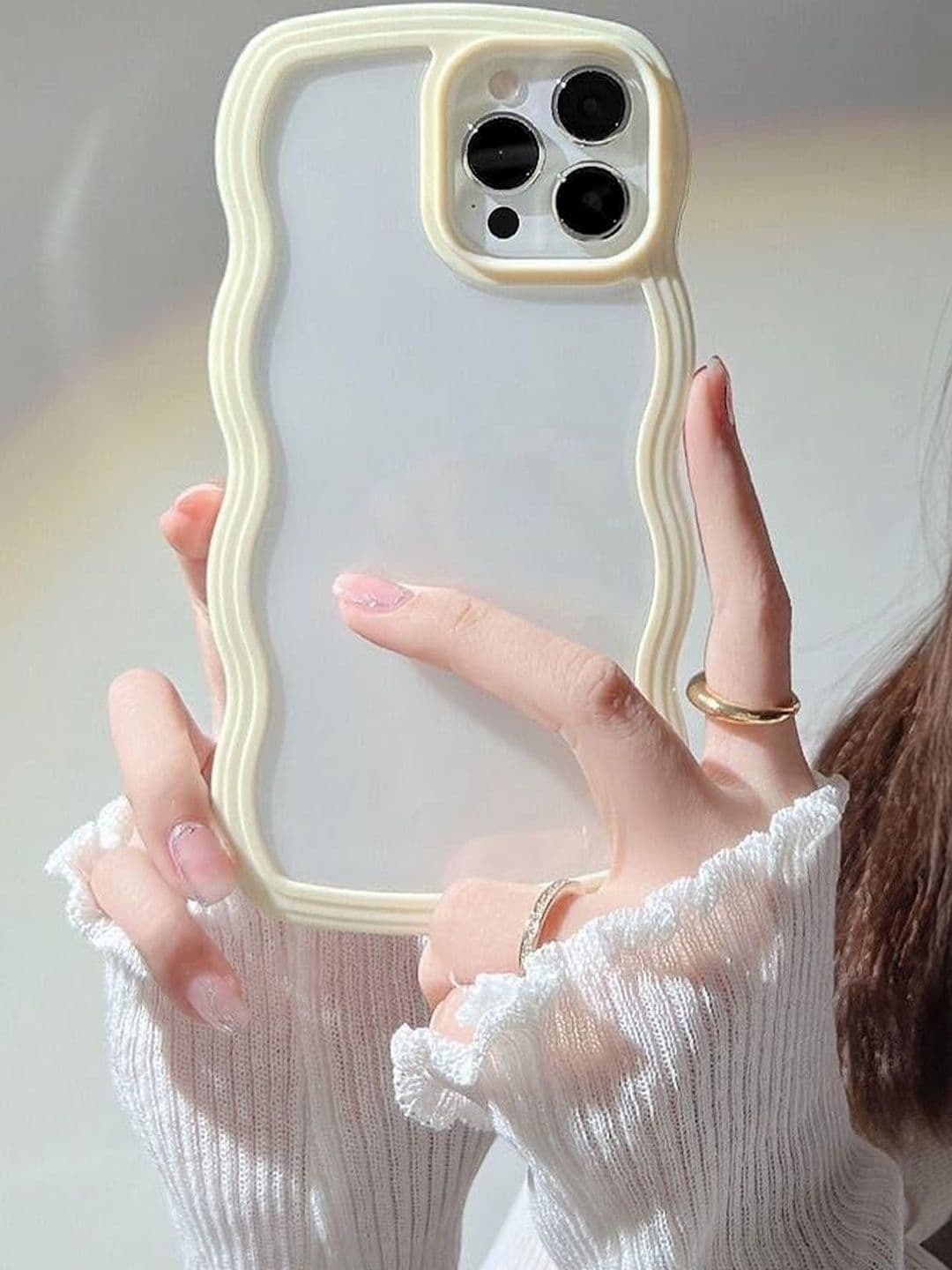 COVERLY Solid Printed iPhone 13 Back Case Mobile Accessories thumbnail 4