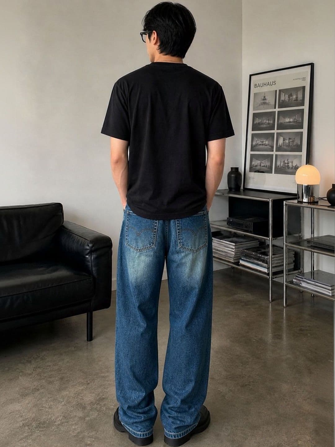 Line out line Men Mid-Rise Light Fade Jeans thumbnail 2