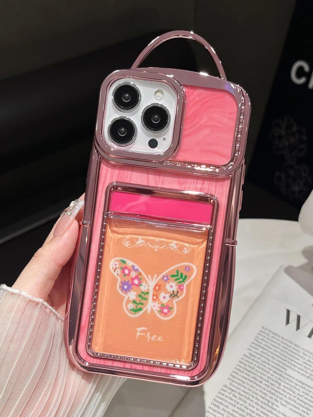 COVERLY Floral Printed iPhone 15 Pro Max Back Case Mobile Accessories - view 1