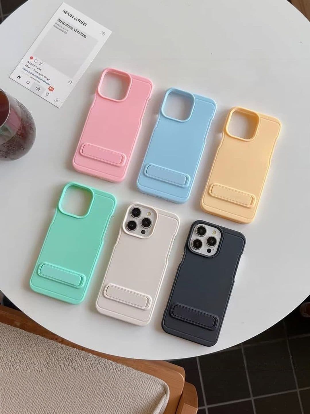 COVERLY Solid Printed iPhone 14 Pro Back Case Mobile Accessories thumbnail 2