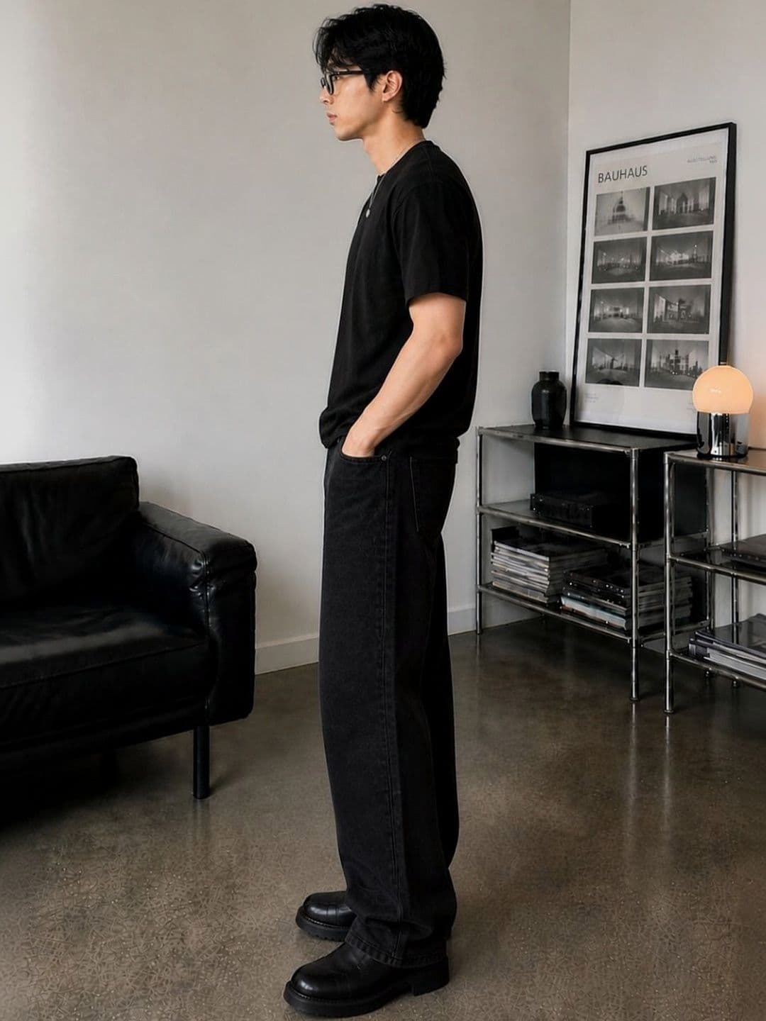 Line out line Men Mid-Rise Light Fade Jeans thumbnail 4