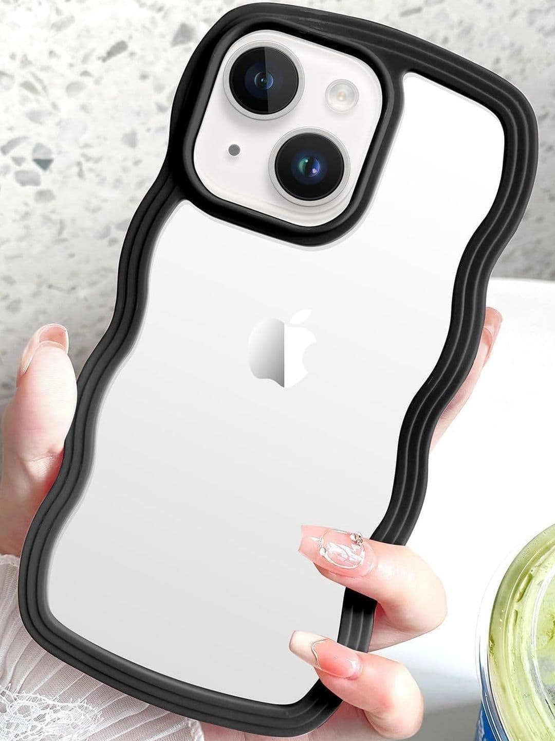 COVERLY Solid Printed iPhone 14 Back Case Mobile Accessories - view 1