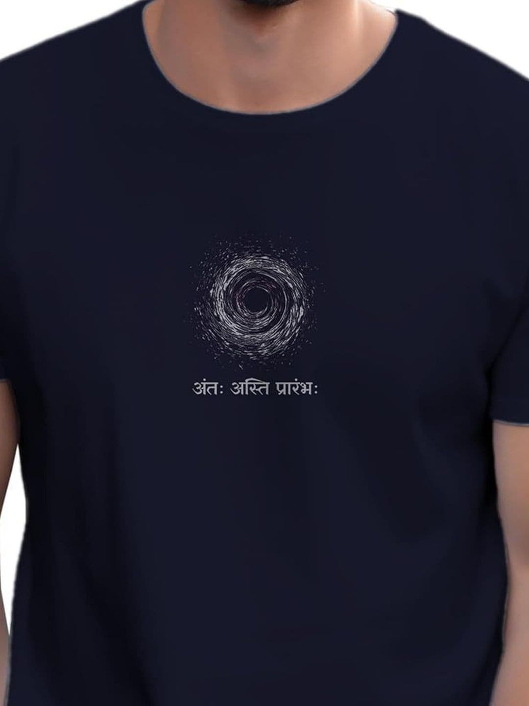 Sanaatani Men Typography Printed T-shirt thumbnail 4