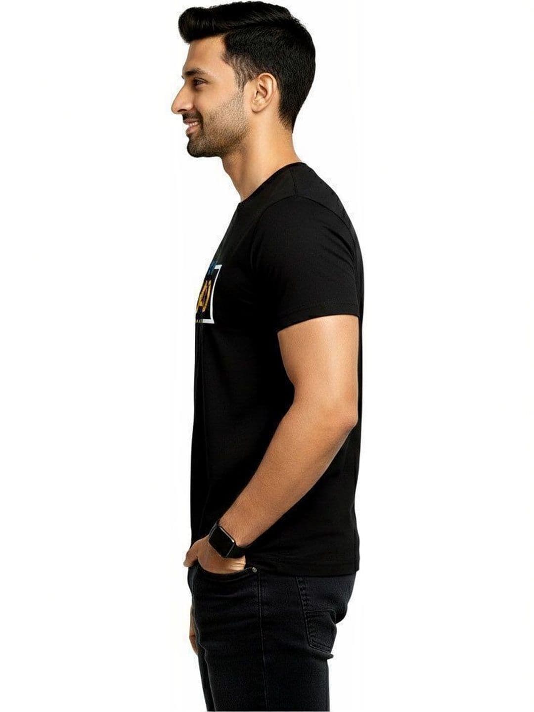 Vogally Men Typography Printed T-shirt thumbnail 3