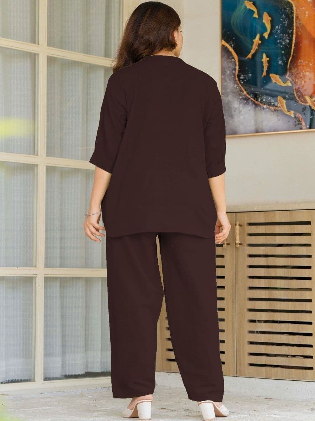 Naida Printed Top with Trousers thumbnail 5