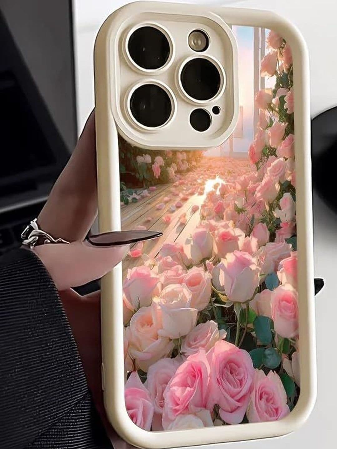 COVERLY Floral Printed iPhone 13 Pro Max Back Case Mobile Accessories thumbnail 6