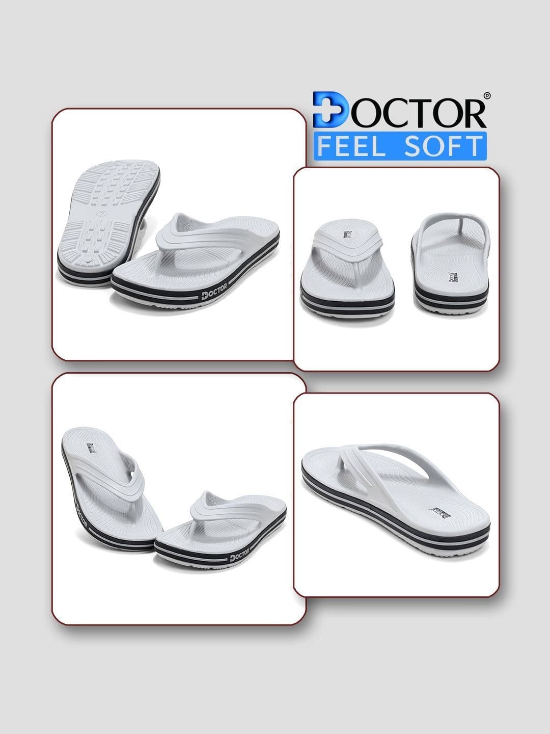 DOCTOR FEEL SOFT Men Thong Flip-Flops thumbnail 3