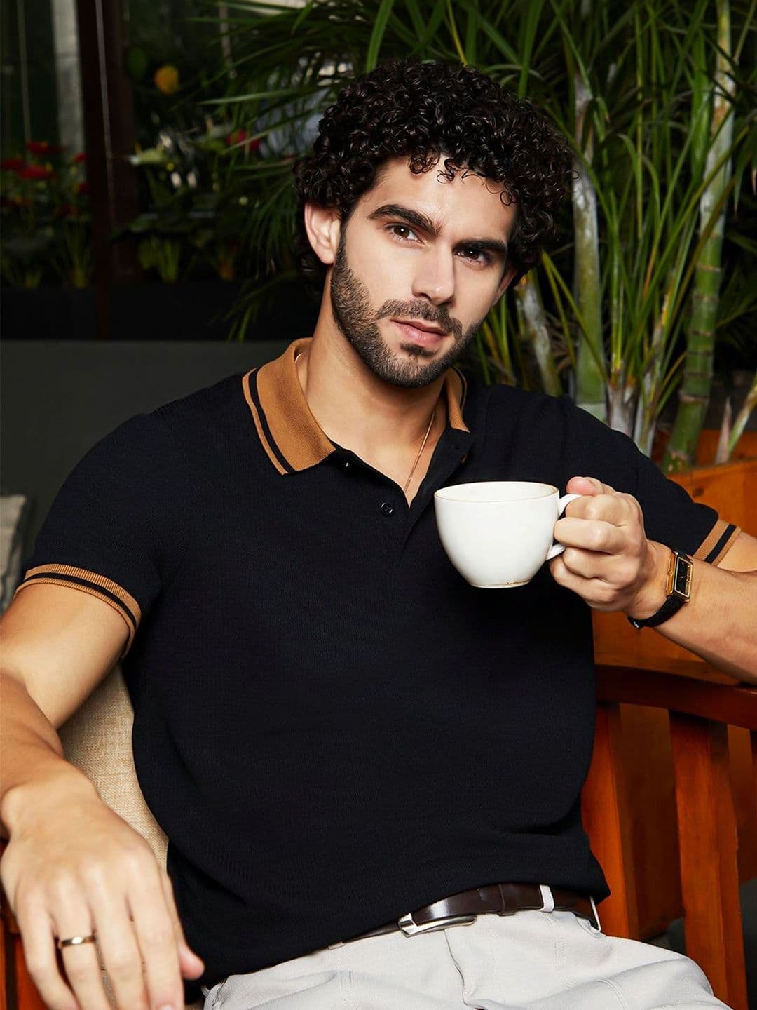 ENITOR Men Polo Collar T-shirt thumbnail 6