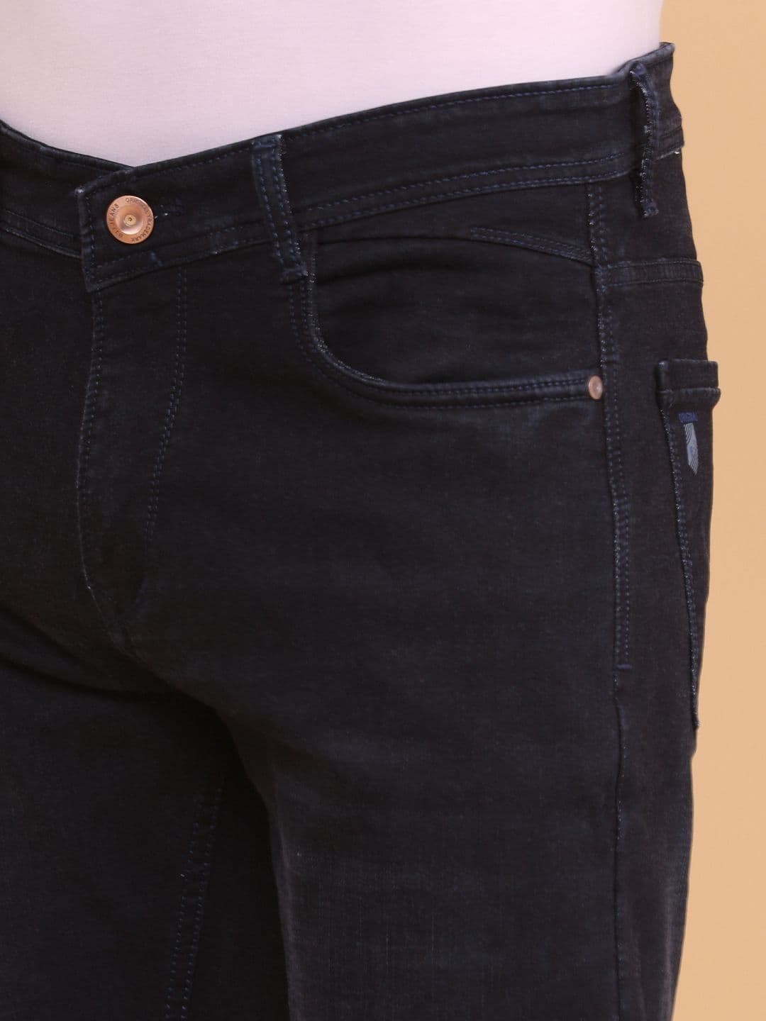 V-Mart Men Slim Fit Mid-Rise Light Fade Jeans thumbnail 5