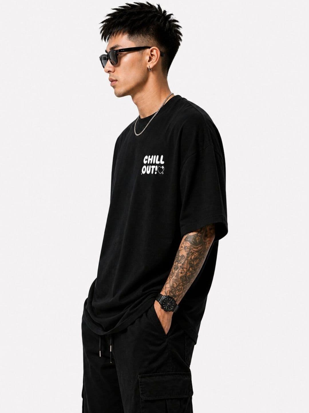HASTEN Men Typography Printed T-shirt thumbnail 4