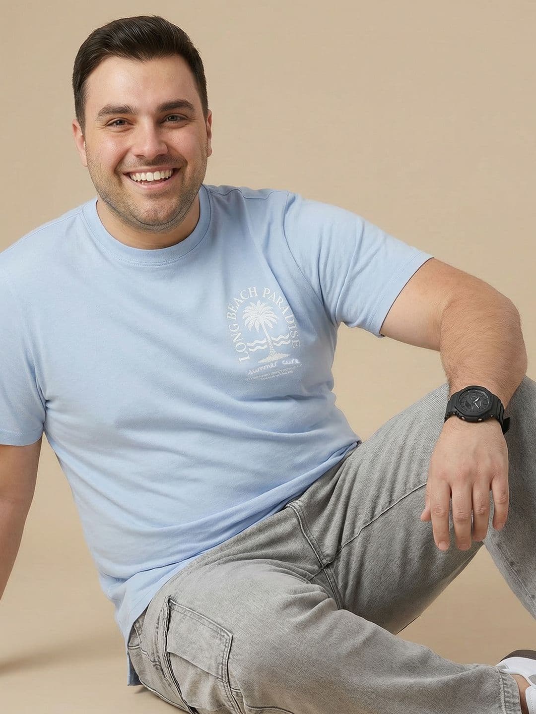 Sztori Plus Size Pure Cotton T-shirt thumbnail 2