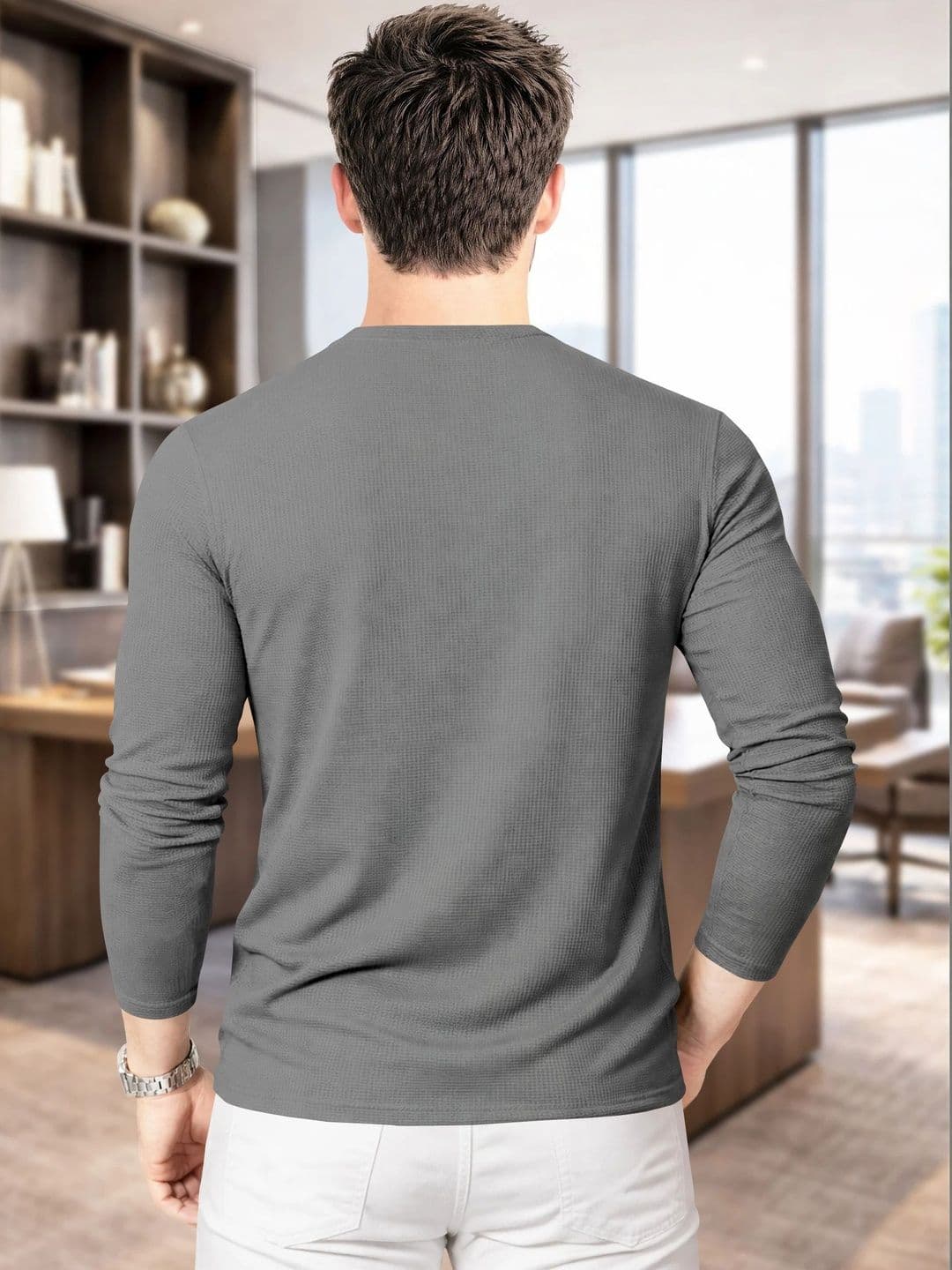 HAPPY KHAJANA Men T-shirt thumbnail 2